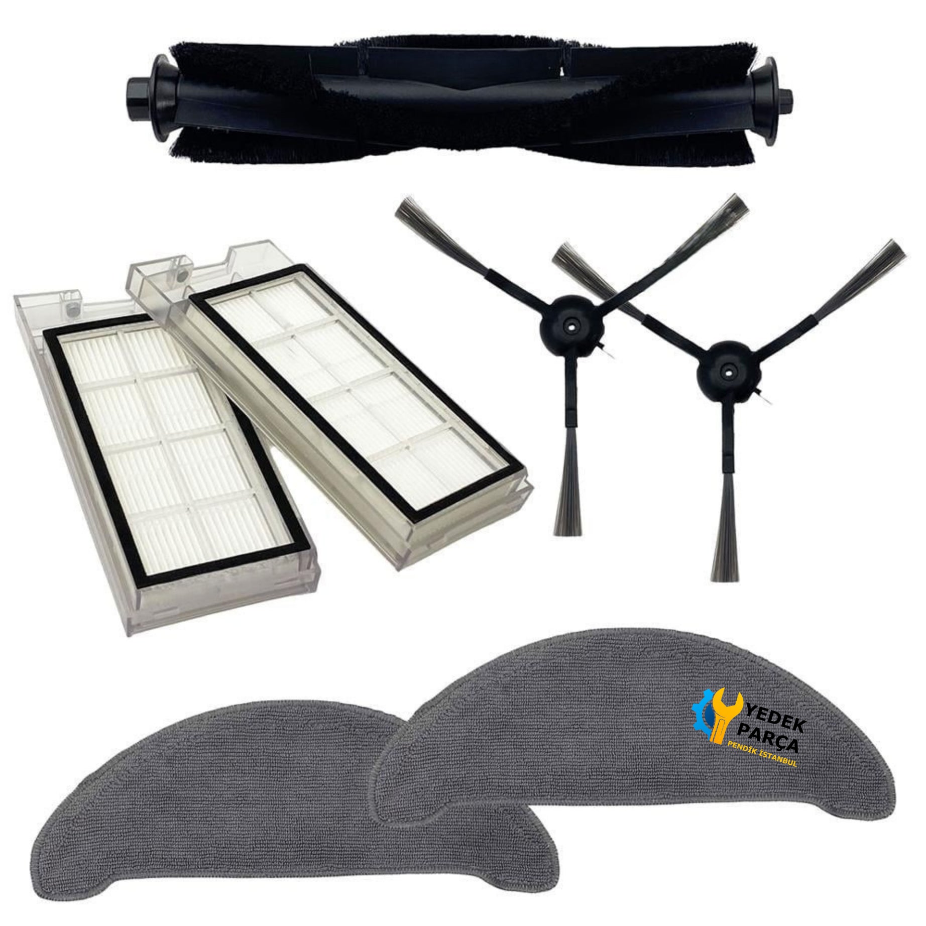 Roidmi ile Uyumlu Eve ve Eve Plus Süpürge 7Lİ Yedek Parça Set