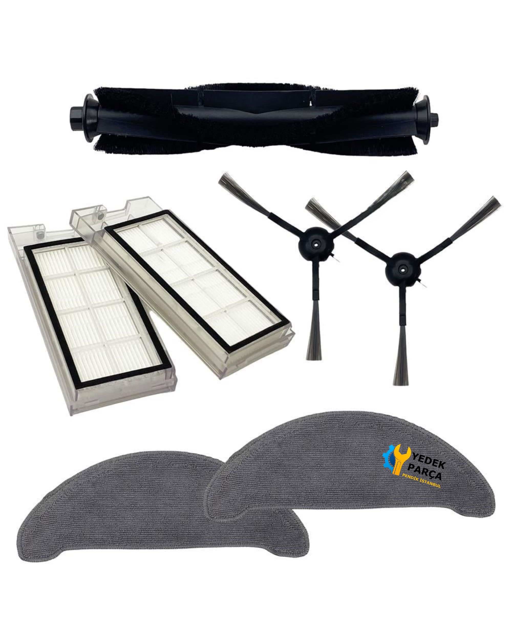 Roidmi ile Uyumlu Eve ve Eve Plus Süpürge 9LU Yedek Parça Set