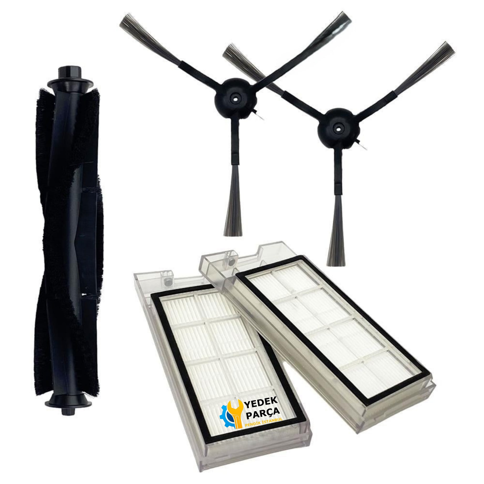 Roidmi ile Uyumlu Eve ve Eve Plus Süpürge 5Lİ Yedek Parça Set