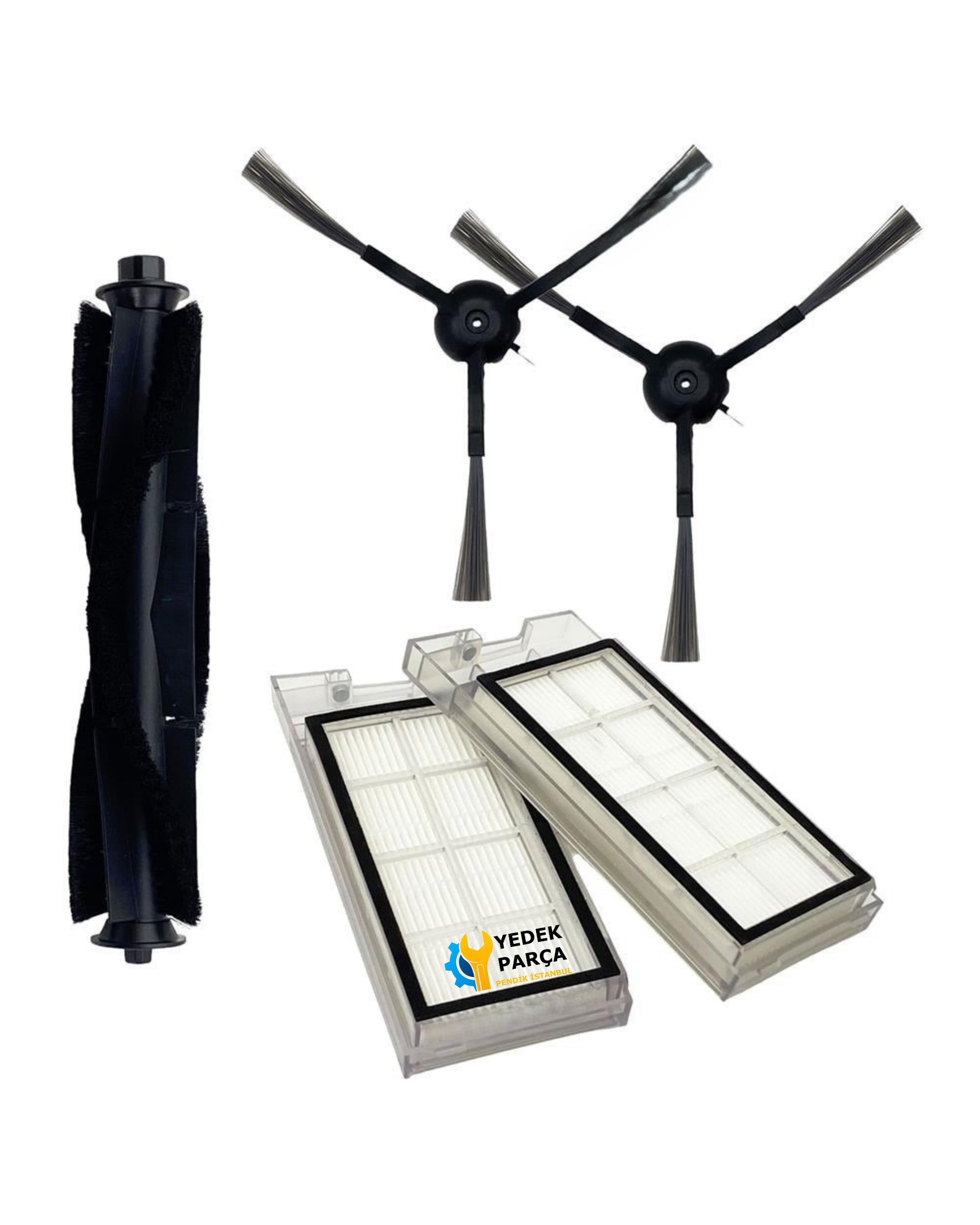 Roidmi ile Uyumlu Eve ve Eve Plus Süpürge 5Lİ Yedek Parça Set