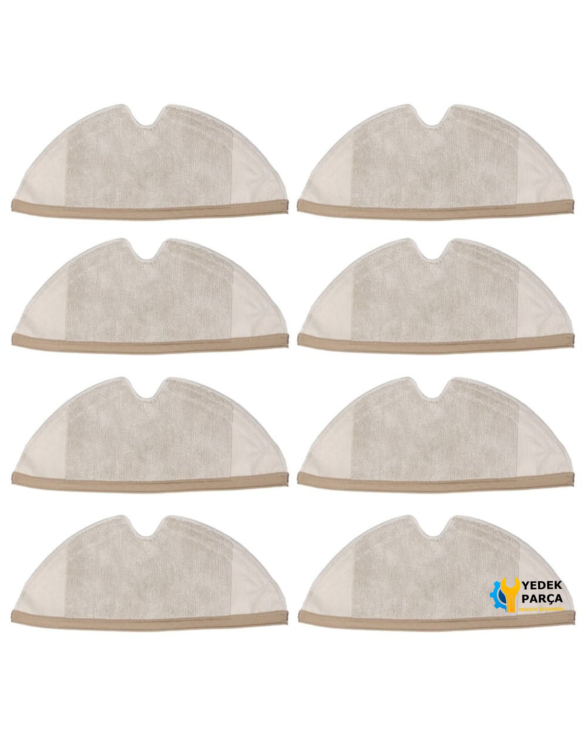 Xiaowa Uyumlu Plus E3 (E35 Series) Akıllı Robot Süpürge Paspası 8 Adet