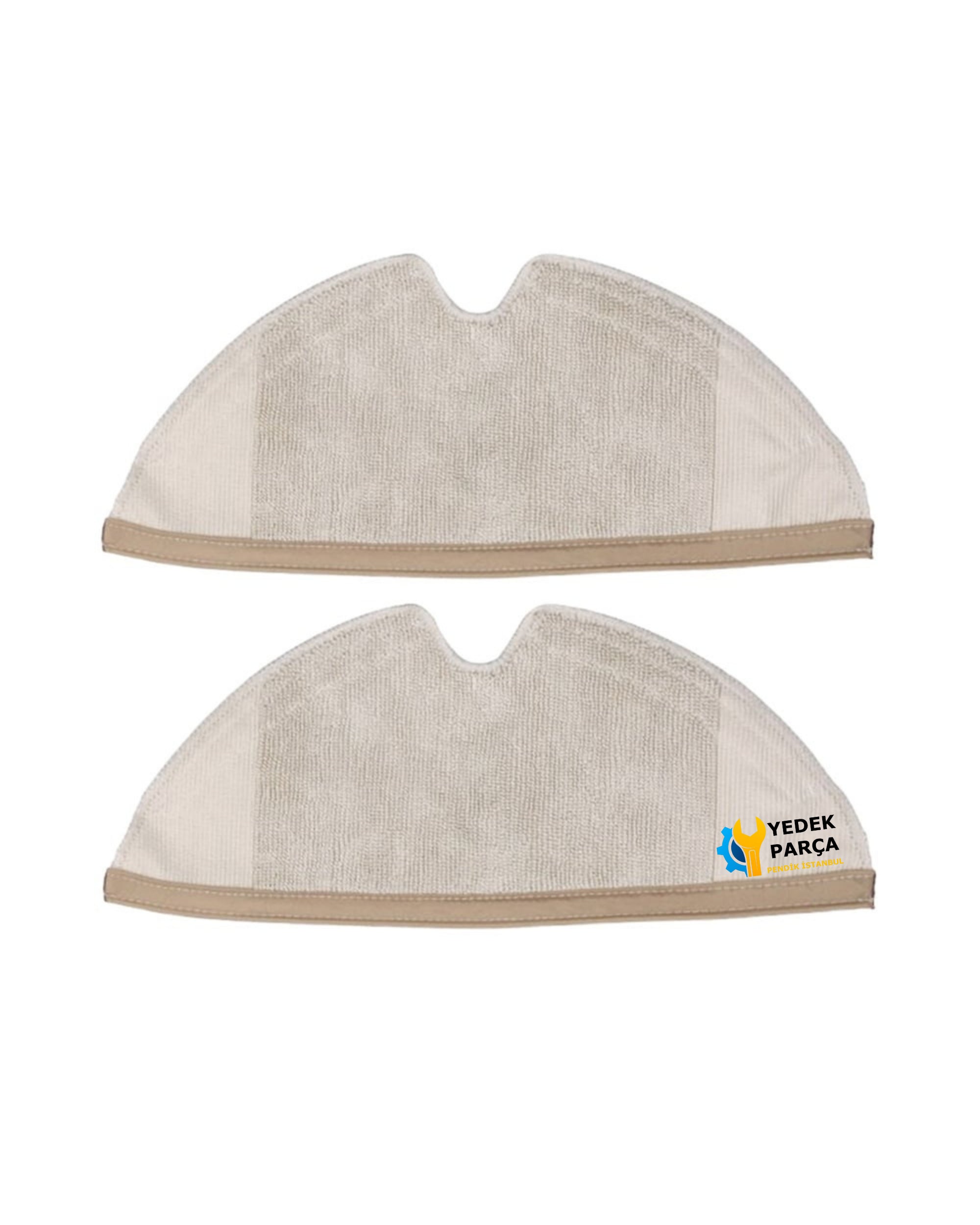 Roborock S5 Max Uyumlu 2li Mop Fiber Bezi