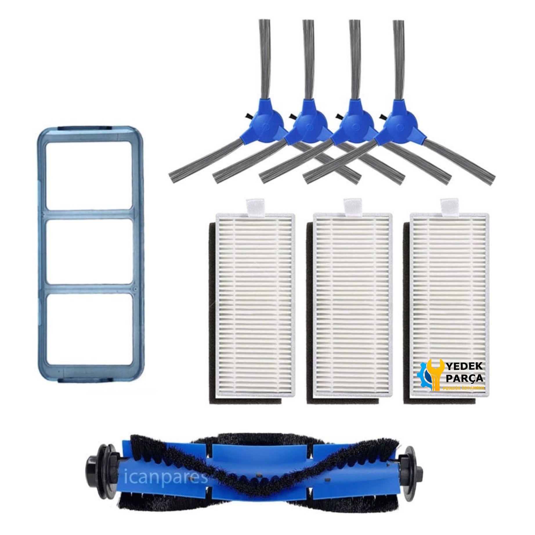 Anker Eufy Robovac Yedek Parça Seti - RoboVac 11S, RoboVac 15T, RoboVac 30, RoboVac 30C, RoboVac 15C, RoboVac 12, RoboVac 35C Uyumlu