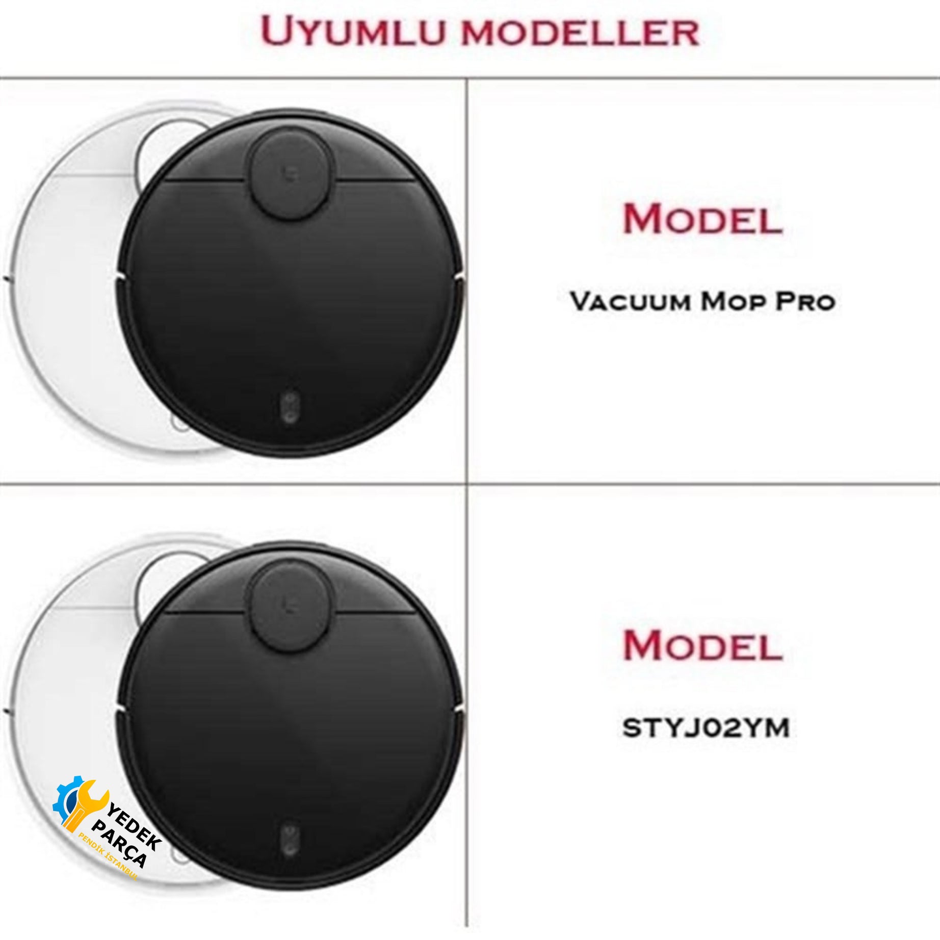 Mi Robot Vacuum Mop Pro Uyumlu 2li Hepa Filtre