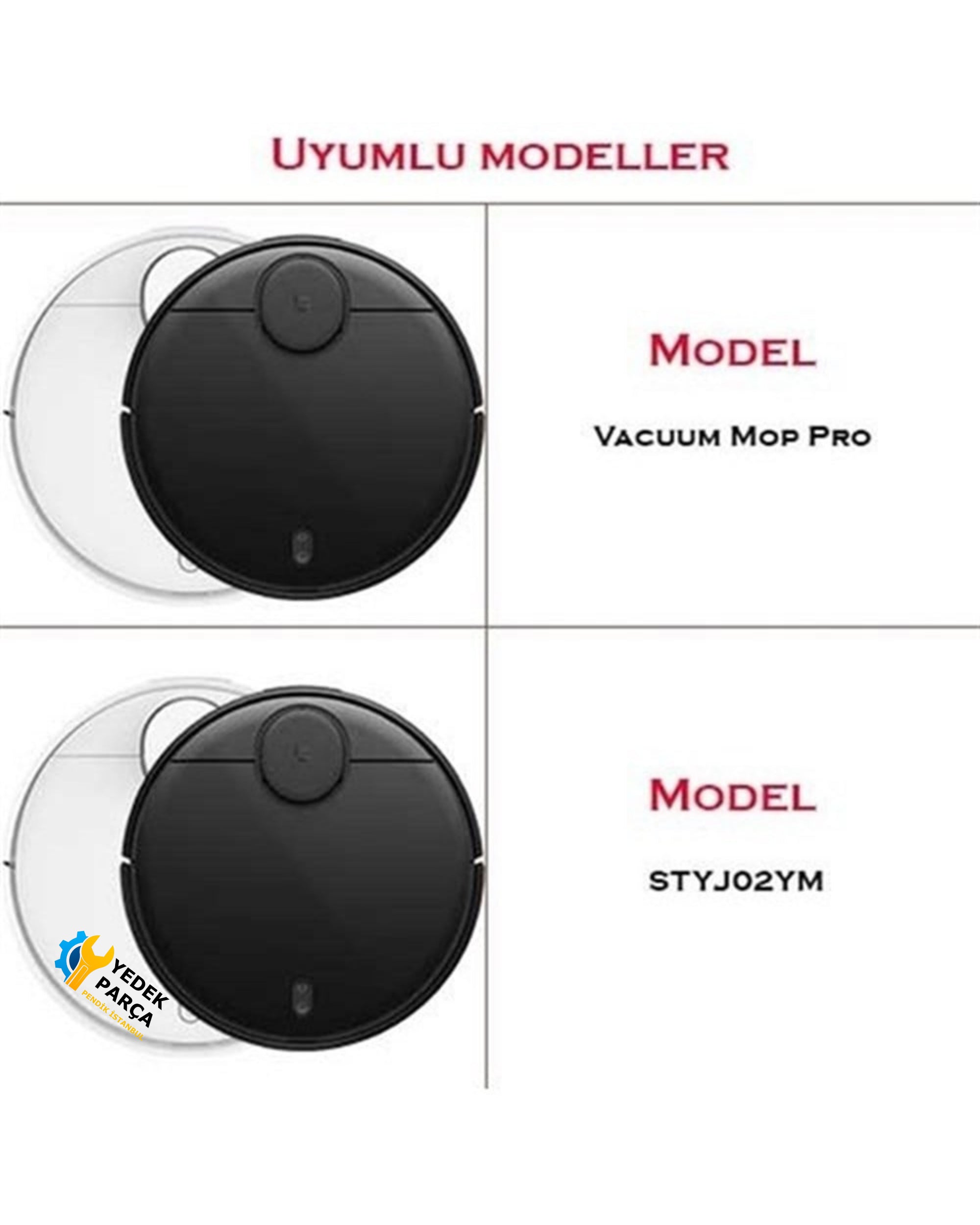 Mi Robot Vacuum Mop Pro Uyumlu 2li Hepa Filtre