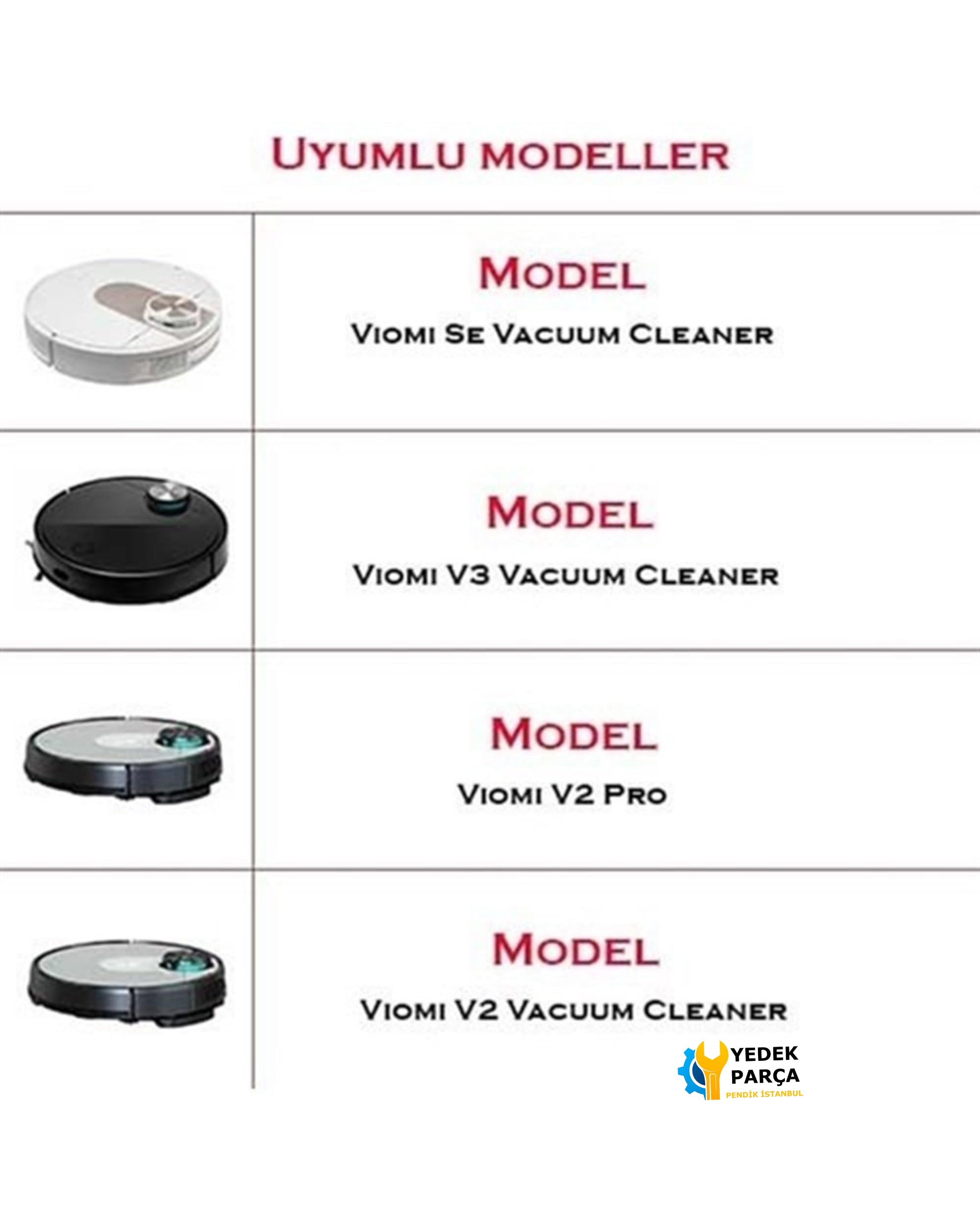 Mi Robot Vacuum Mop Pro Uyumlu 2li Hepa Filtre