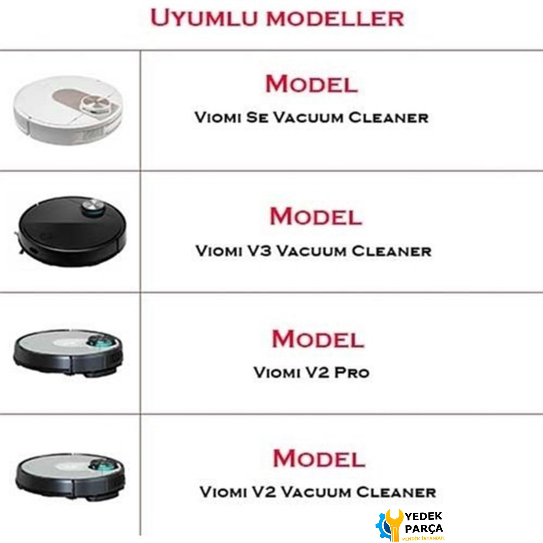 Mi Robot Vacuum Mop Pro Uyumlu 2li Hepa Filtre