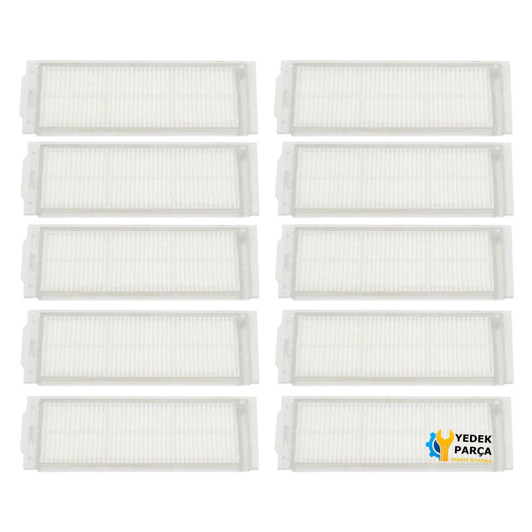 Viomi Uyumlu MijiaSTYJ02YM Viomi Uyumlu V2 Pro V3 SE Akıllı Robotik Süpürge Hepa Filtre 10 Adet