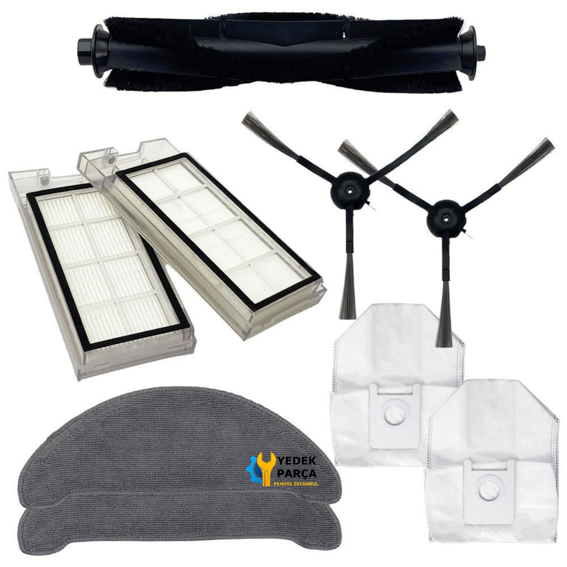 Roidmi ile Uyumlu Eve ve Eve Plus Süpürge 9LU Yedek Parça Set