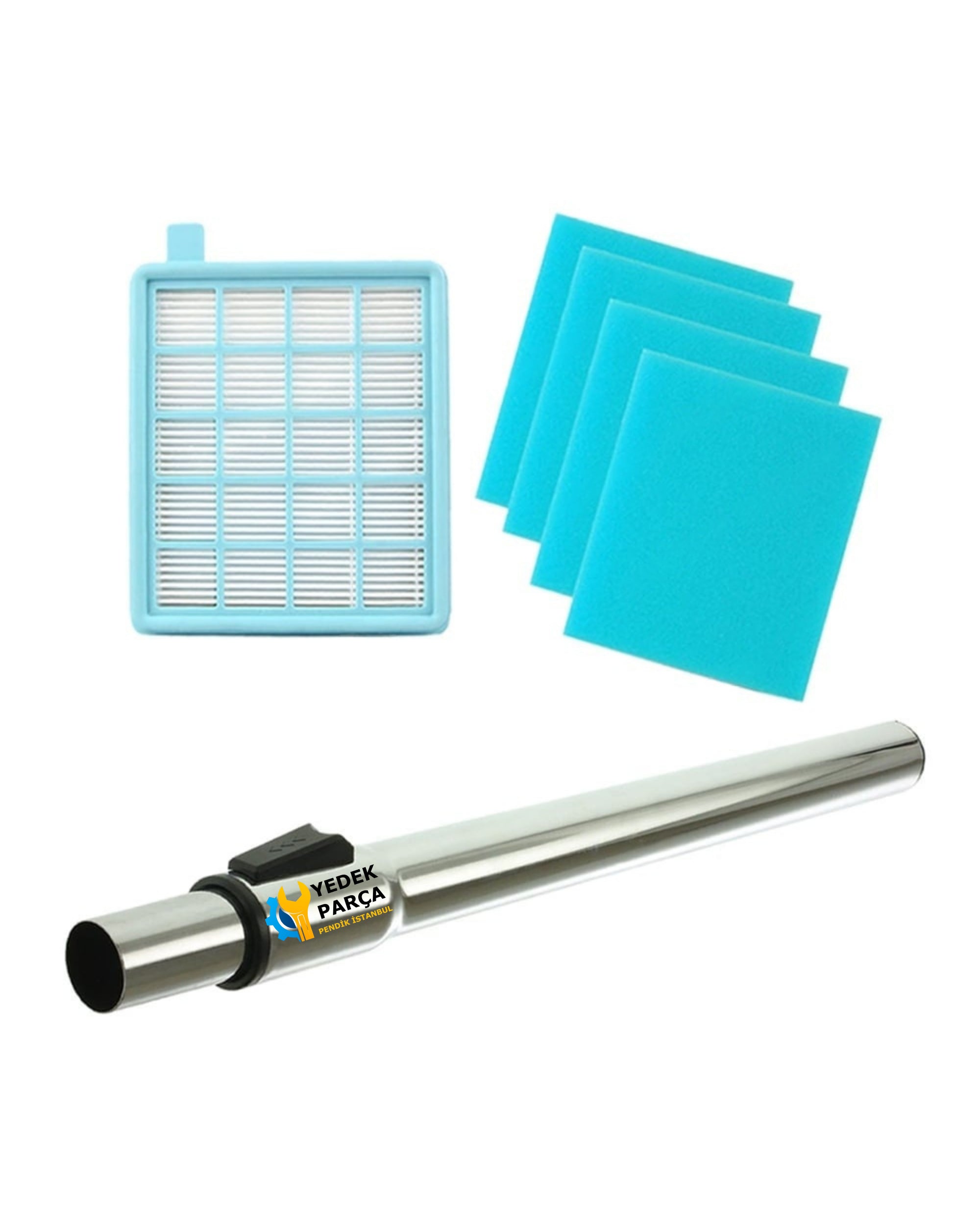 Philips Uyumlu FC 8475 PowerPro Compact Teleskopik Borusu Hepa Filtresi