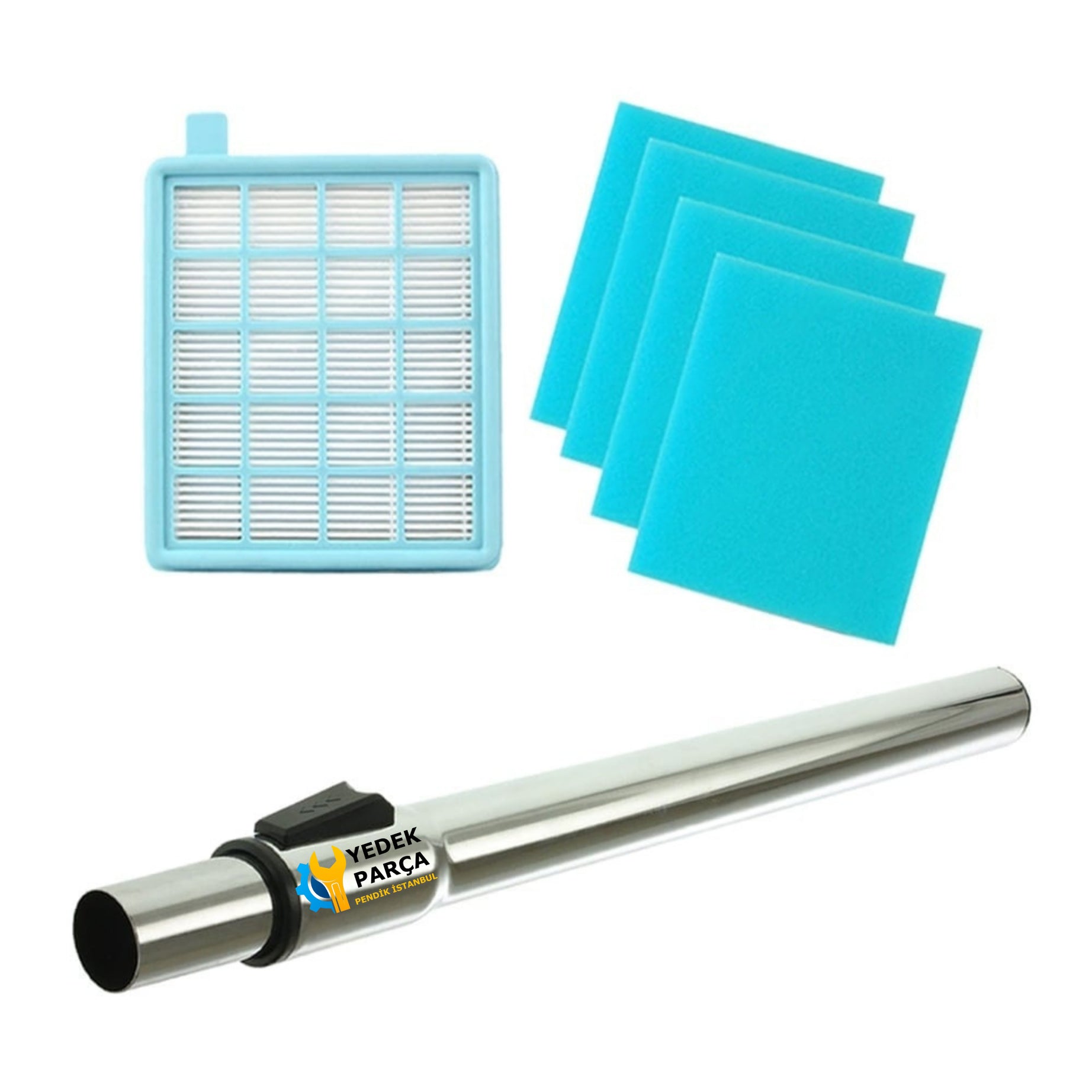 Philips Uyumlu FC 9532 PowerPro Active Teleskopik Borusu Hepa Filtresi