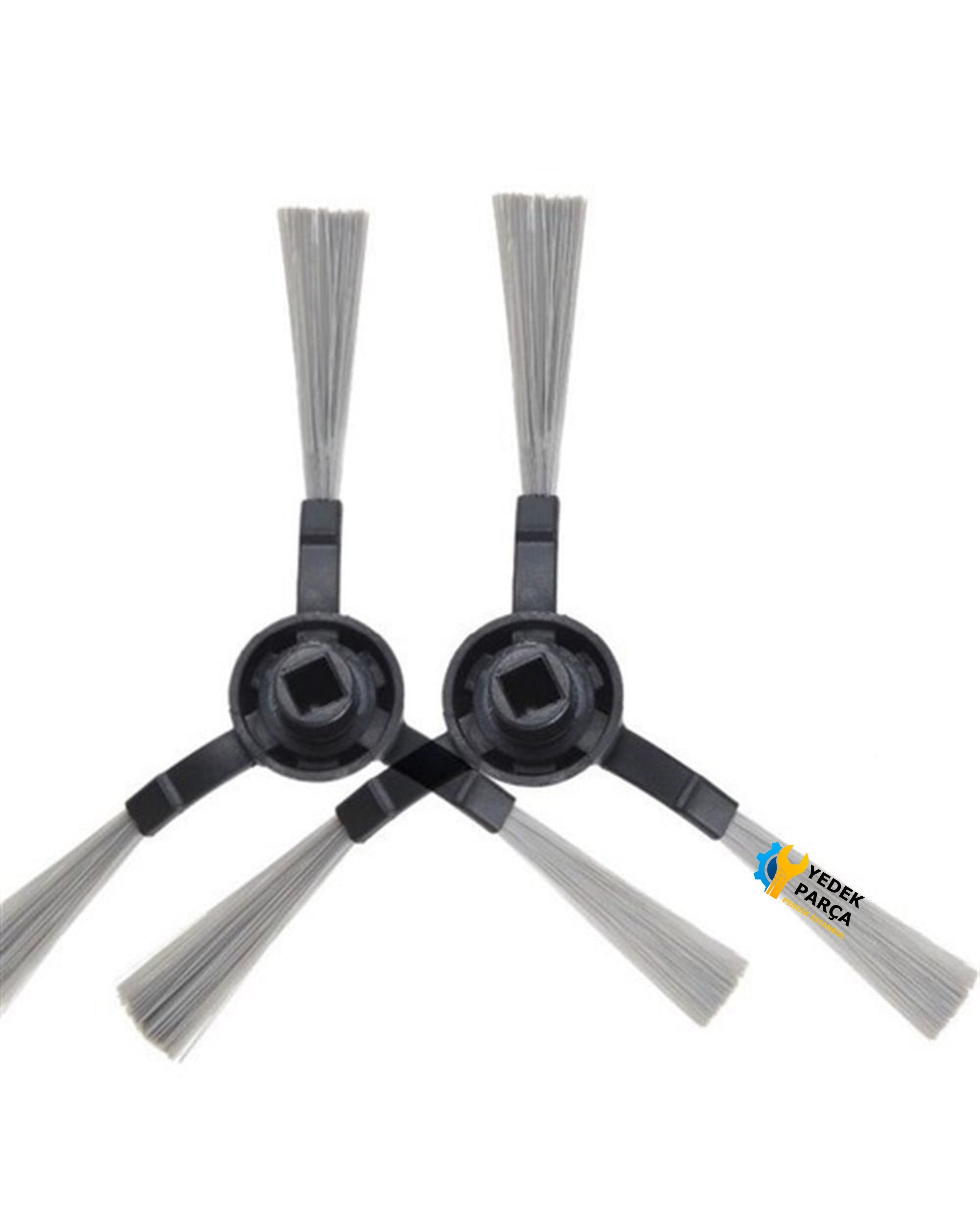 Viomi Uyumlu Mijia STYJ02YM Viomi Uyumlu V2 Pro V3 SE Vacuum Cleaner Akıllı Robot Süpürge Yan Fırça Siyah