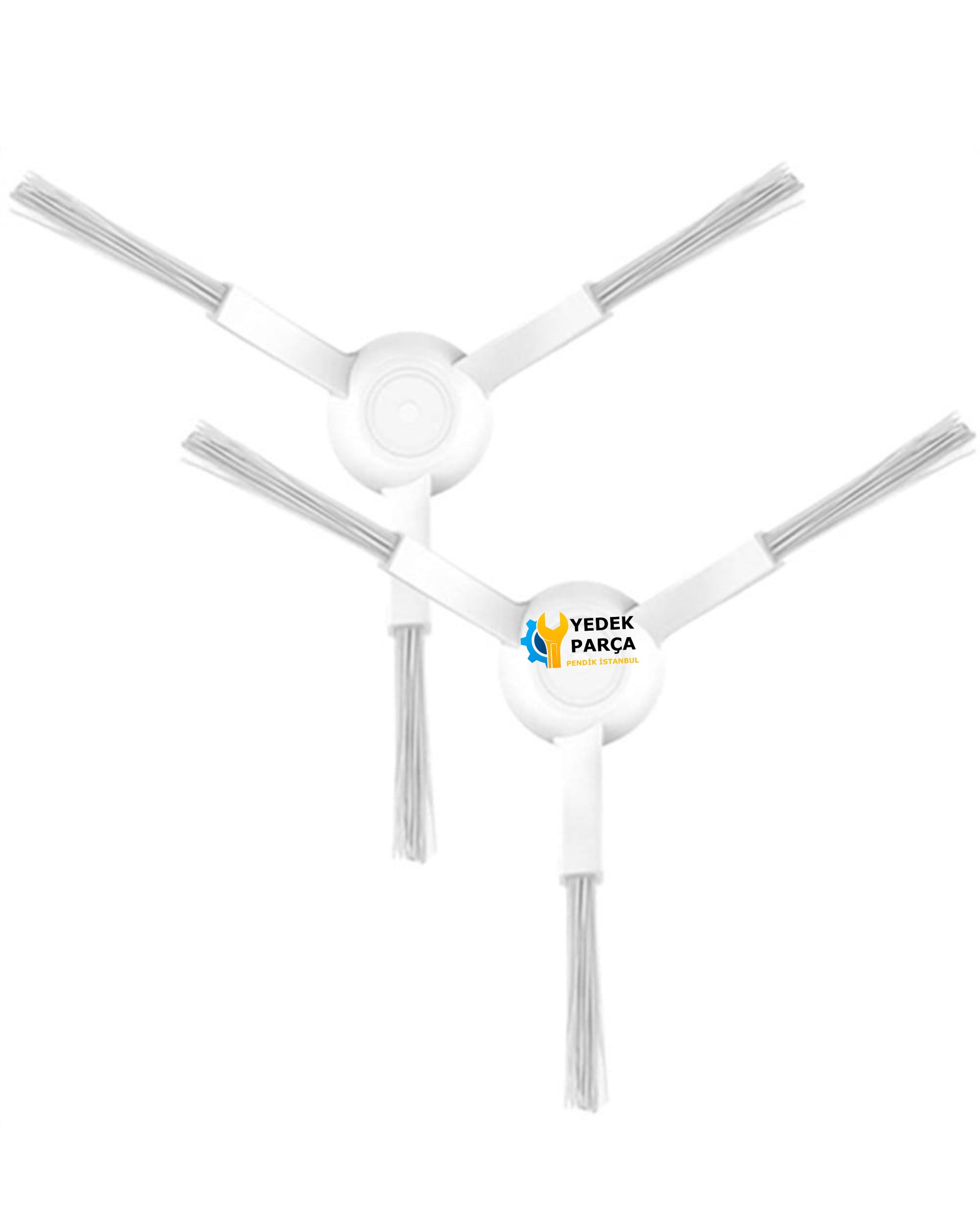 Viomi Uyumlu V2 Robotik Süpürge Yan Fırça Beyaz 2 Adet