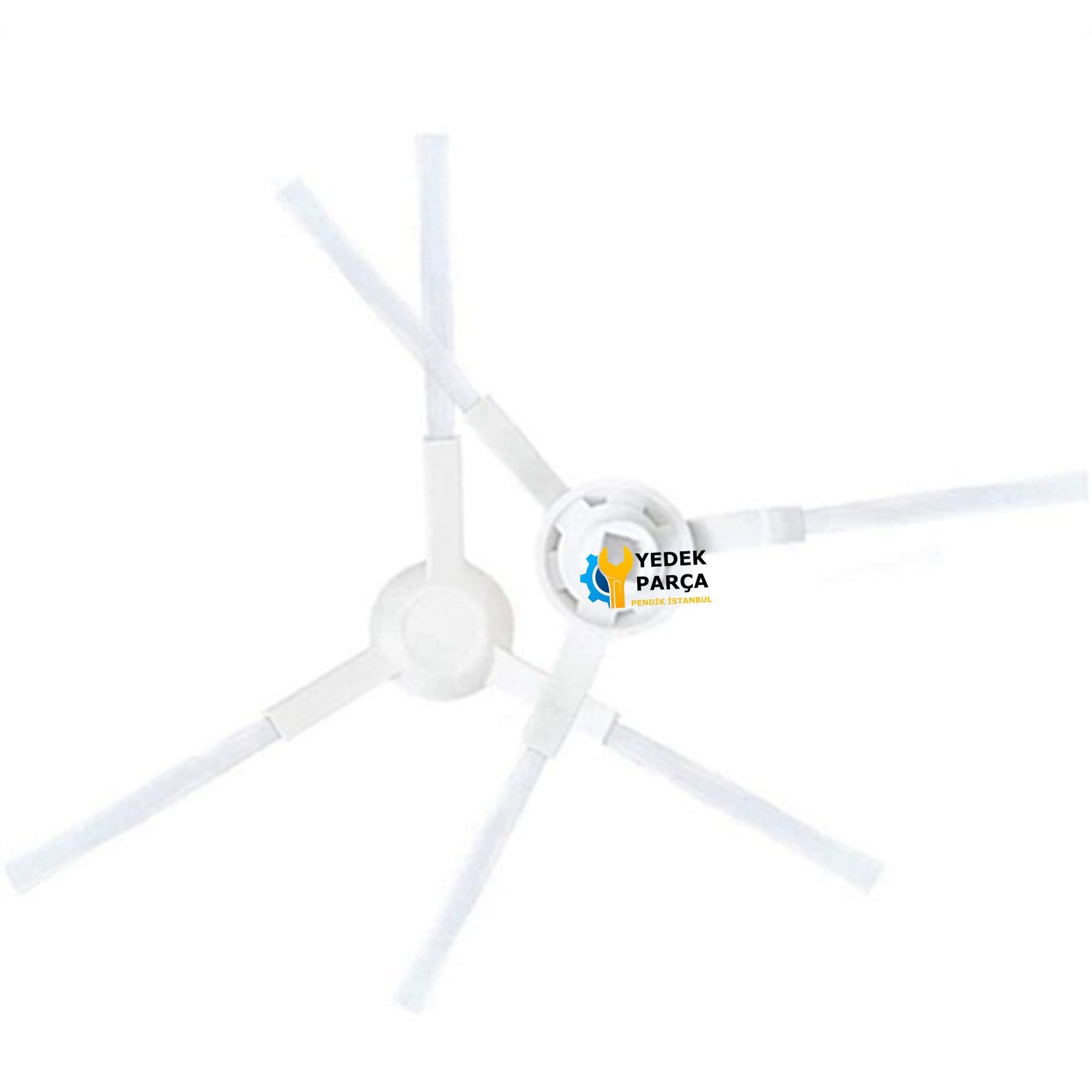 Viomi Uyumlu V2 Robotik Süpürge Yan Fırça Beyaz 2 Adet