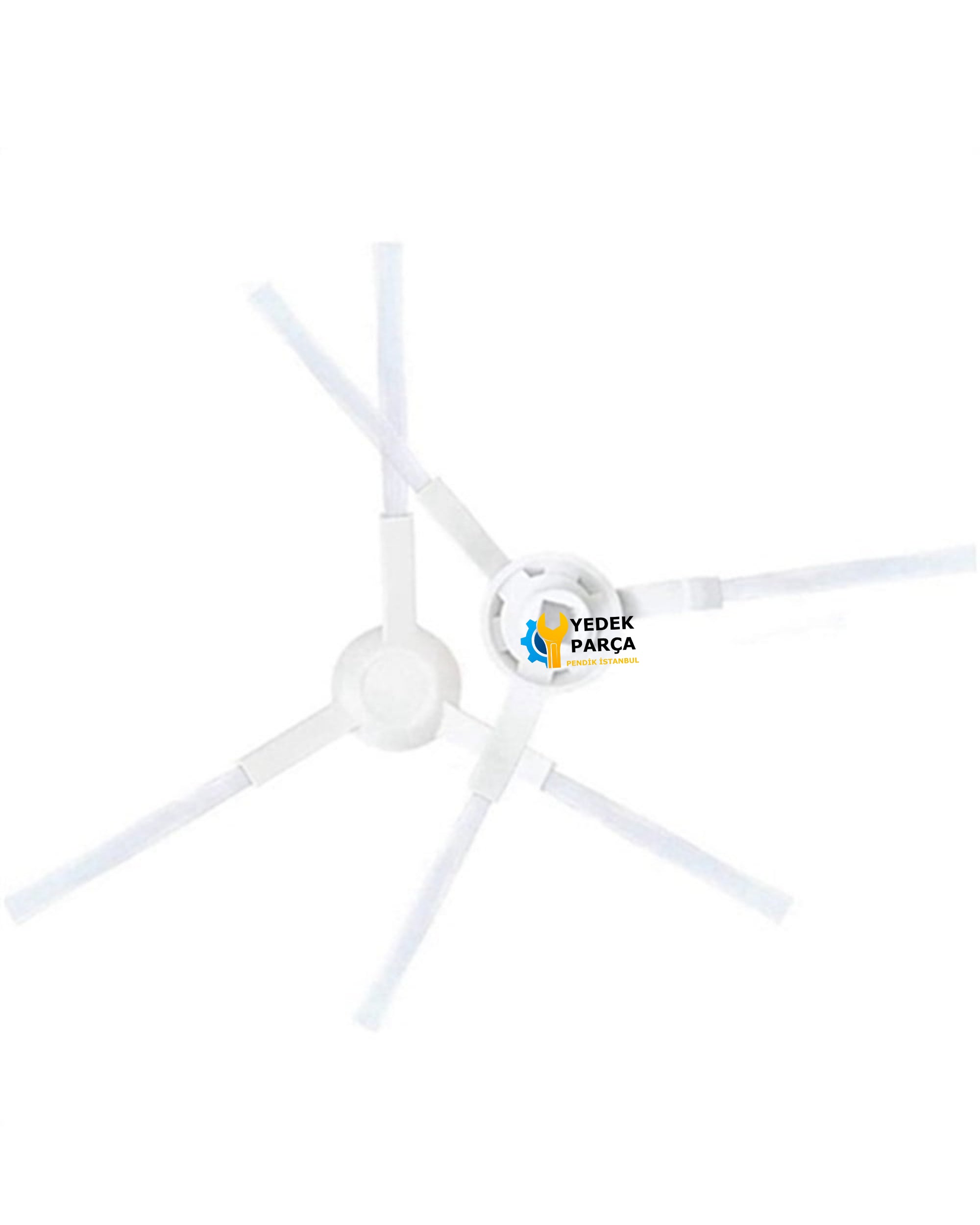 Viomi Uyumlu V2 Pro Robotik Süpürge Yan Fırça Beyaz 2 Adet