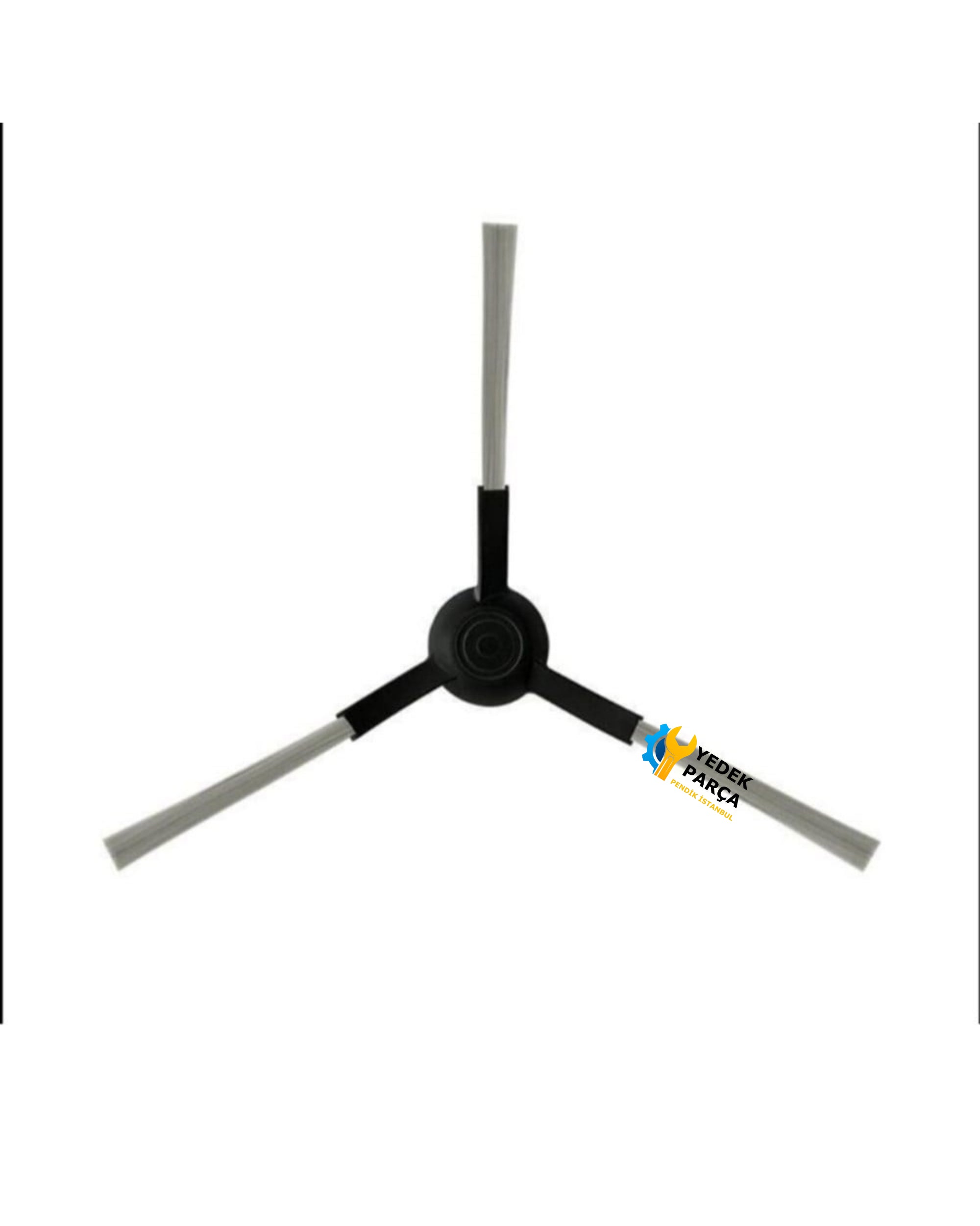 Viomi Uyumlu Mijia STYJ02YM Viomi Uyumlu V2 Pro V3 SE Vacuum Cleaner Akıllı Robot Süpürge Yan Fırça Siyah