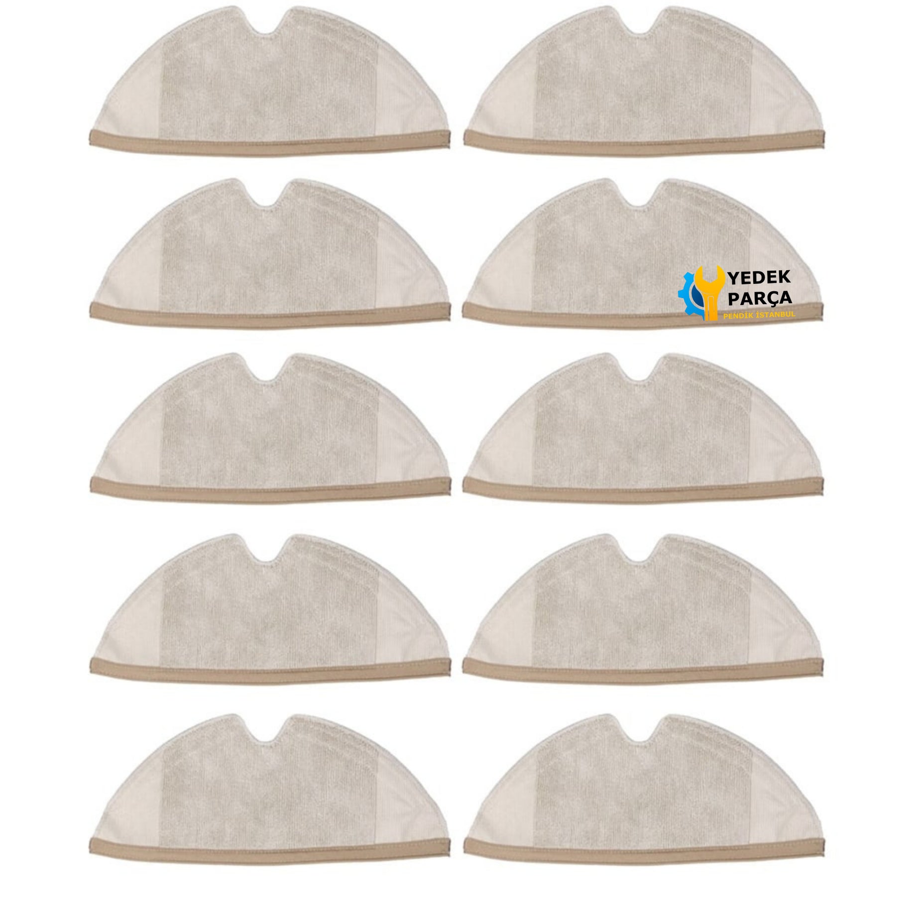 Xiaowa Uyumlu Roborock E4 Series Akıllı Robot Süpürge Paspası 10 Adet