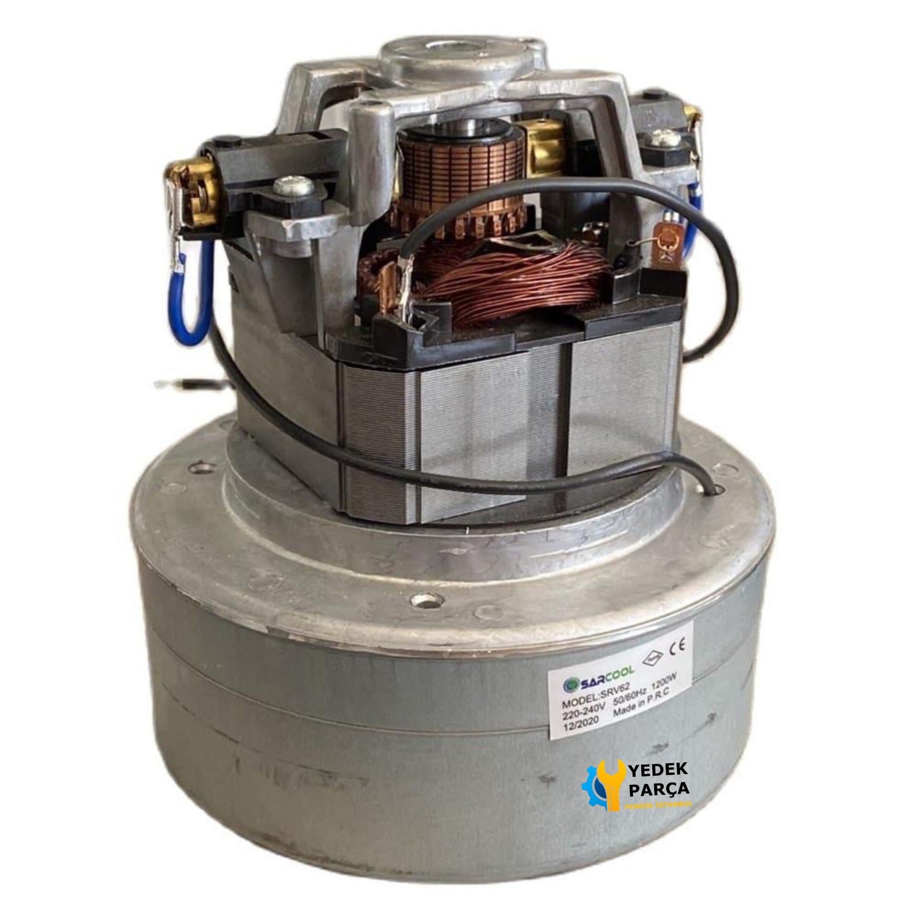 Nilfisk Uyumlu GD 930 Elektrikli Süpürge Motoru Çift Fan