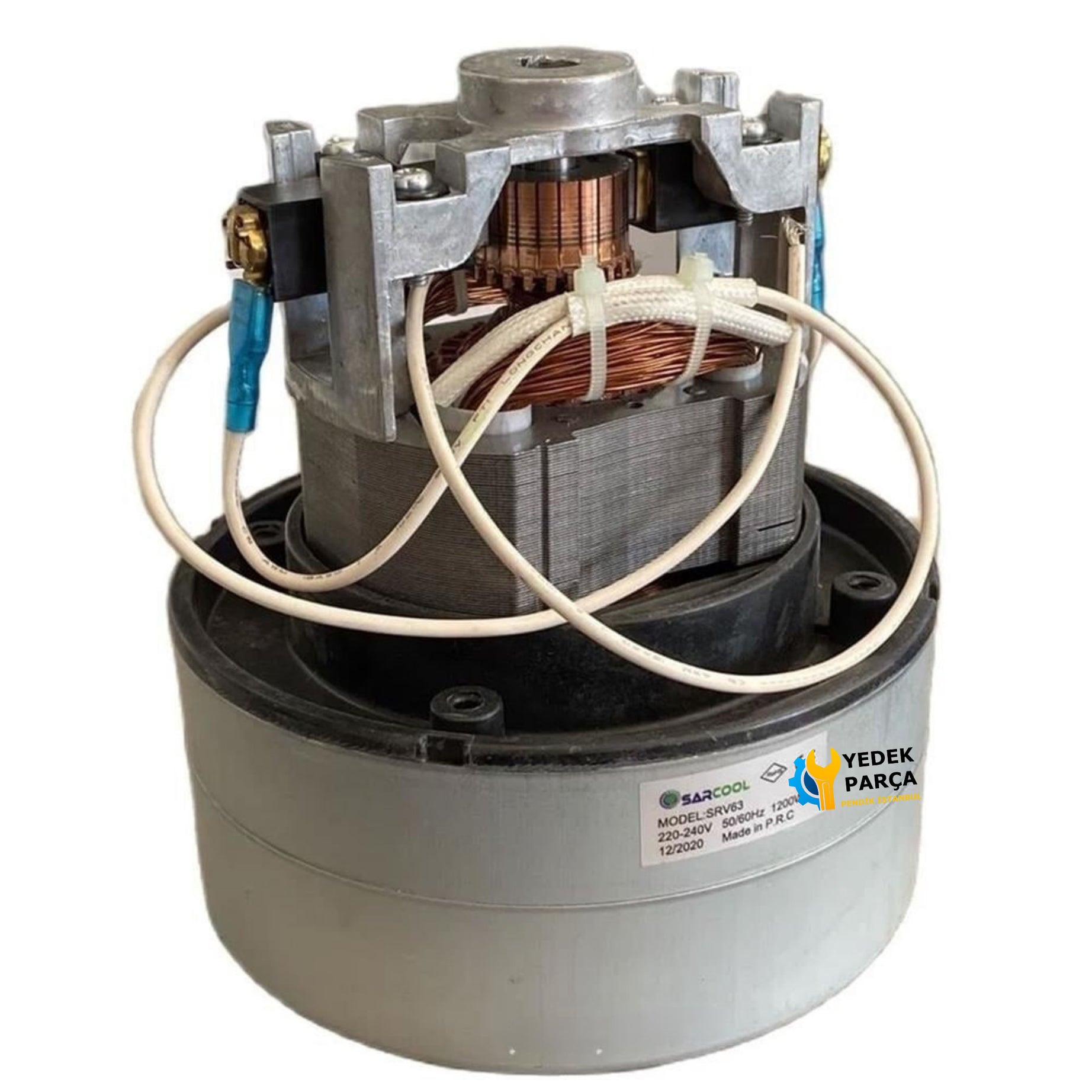 Nilfisk Uyumlu VP 930 Süpürge Motoru Çift Fan