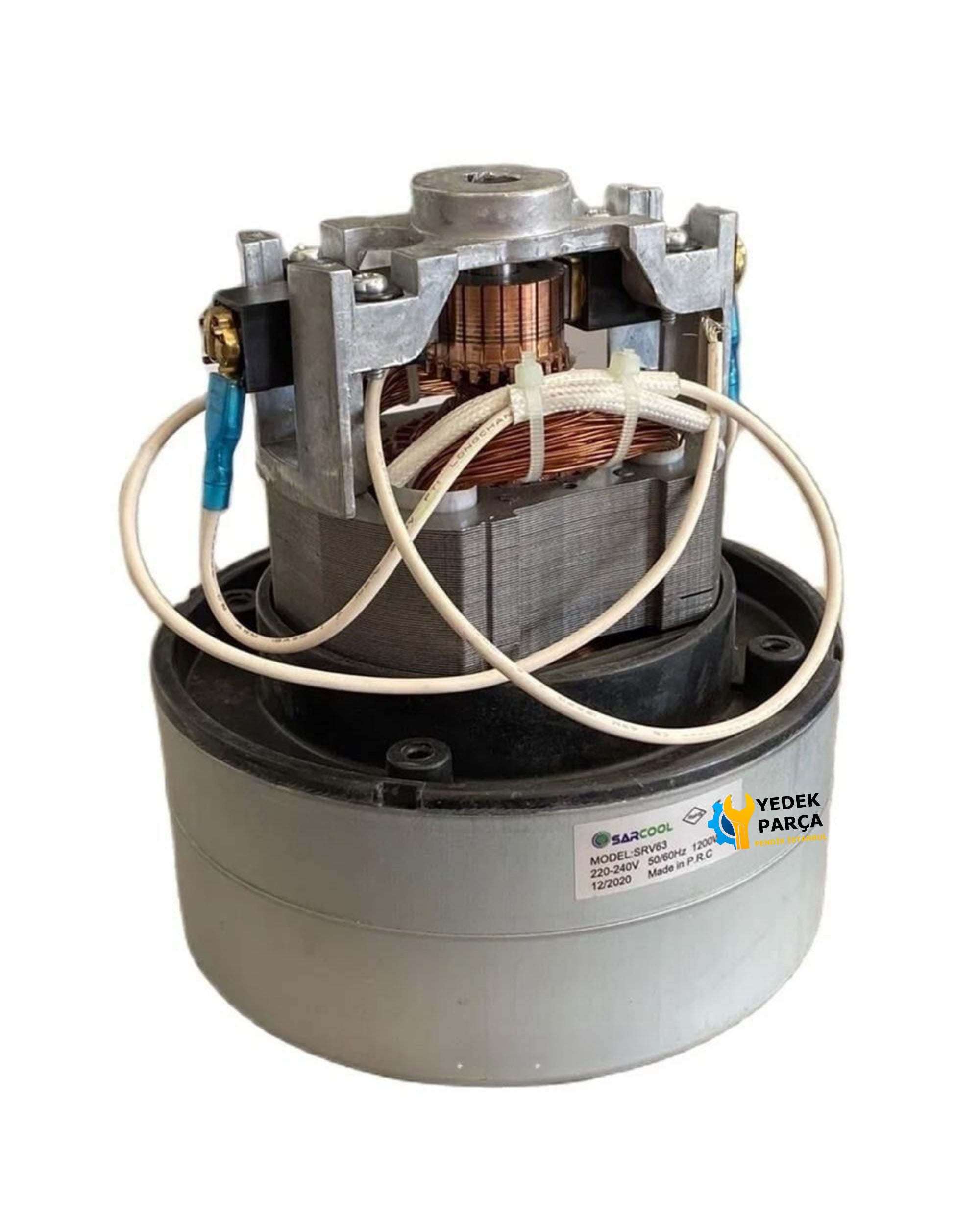 Nilfisk Uyumlu VP 930 Süpürge Motoru Çift Fan