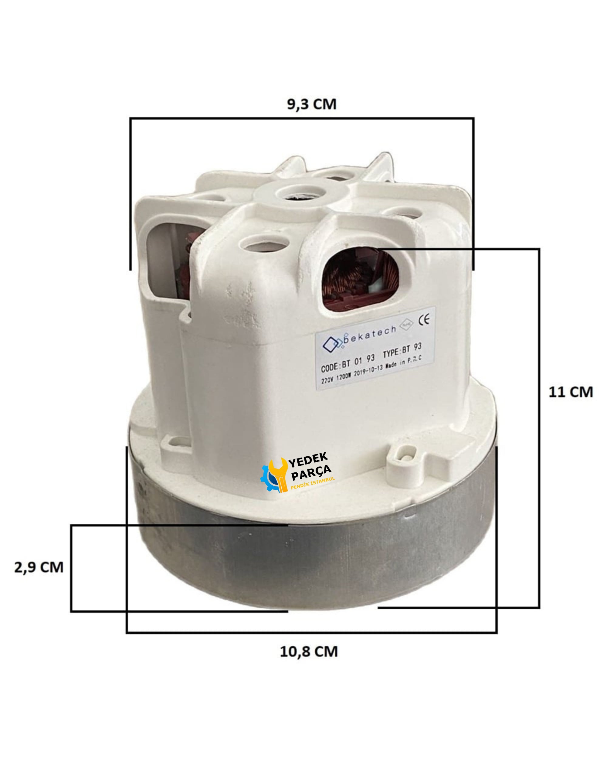 Philips Uyumlu Elektrik Süpürge Motoru 1200W HT186