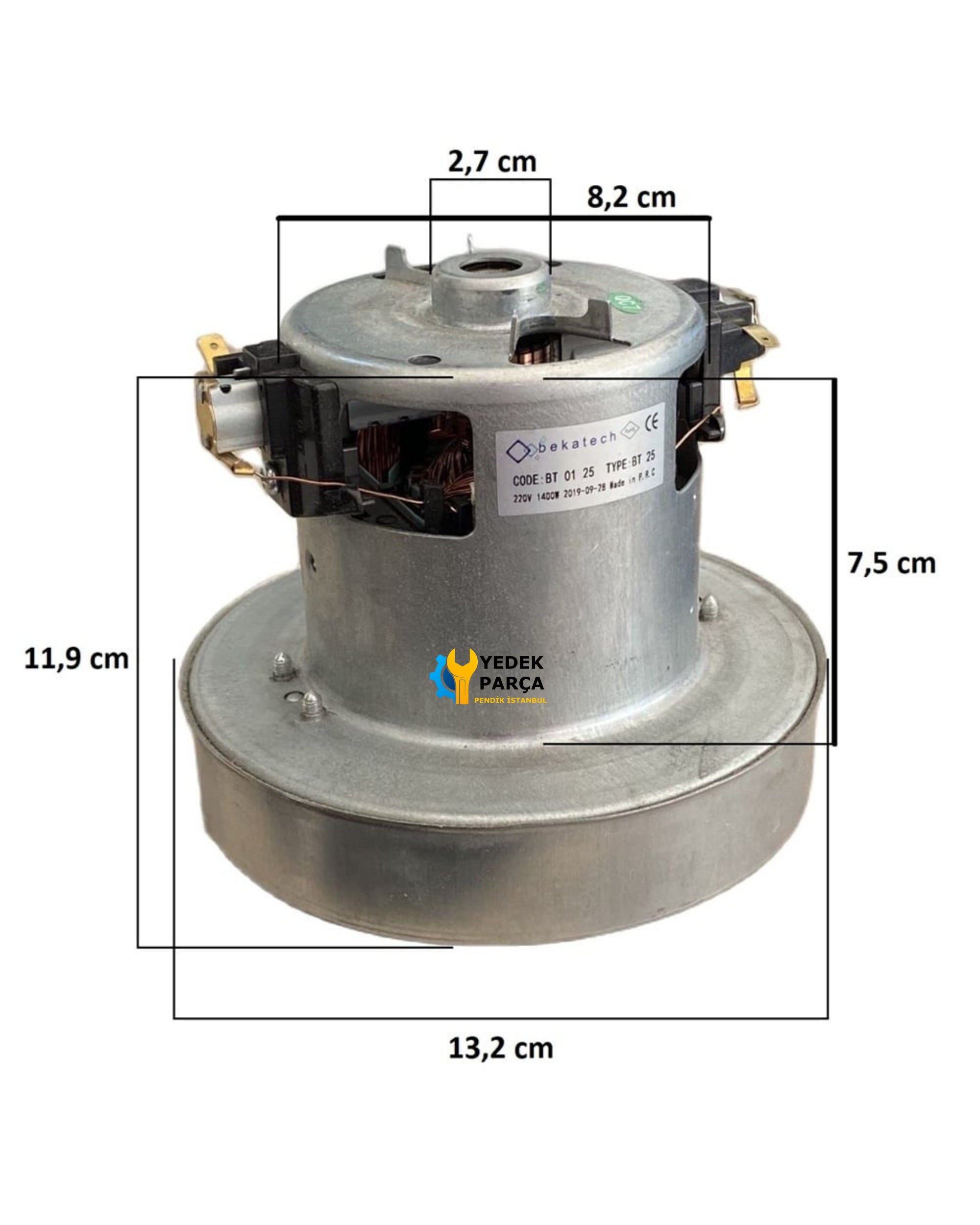 Profilo Uyumlu VS 6 PT 2100 Süpürge Motoru 1400W HT50