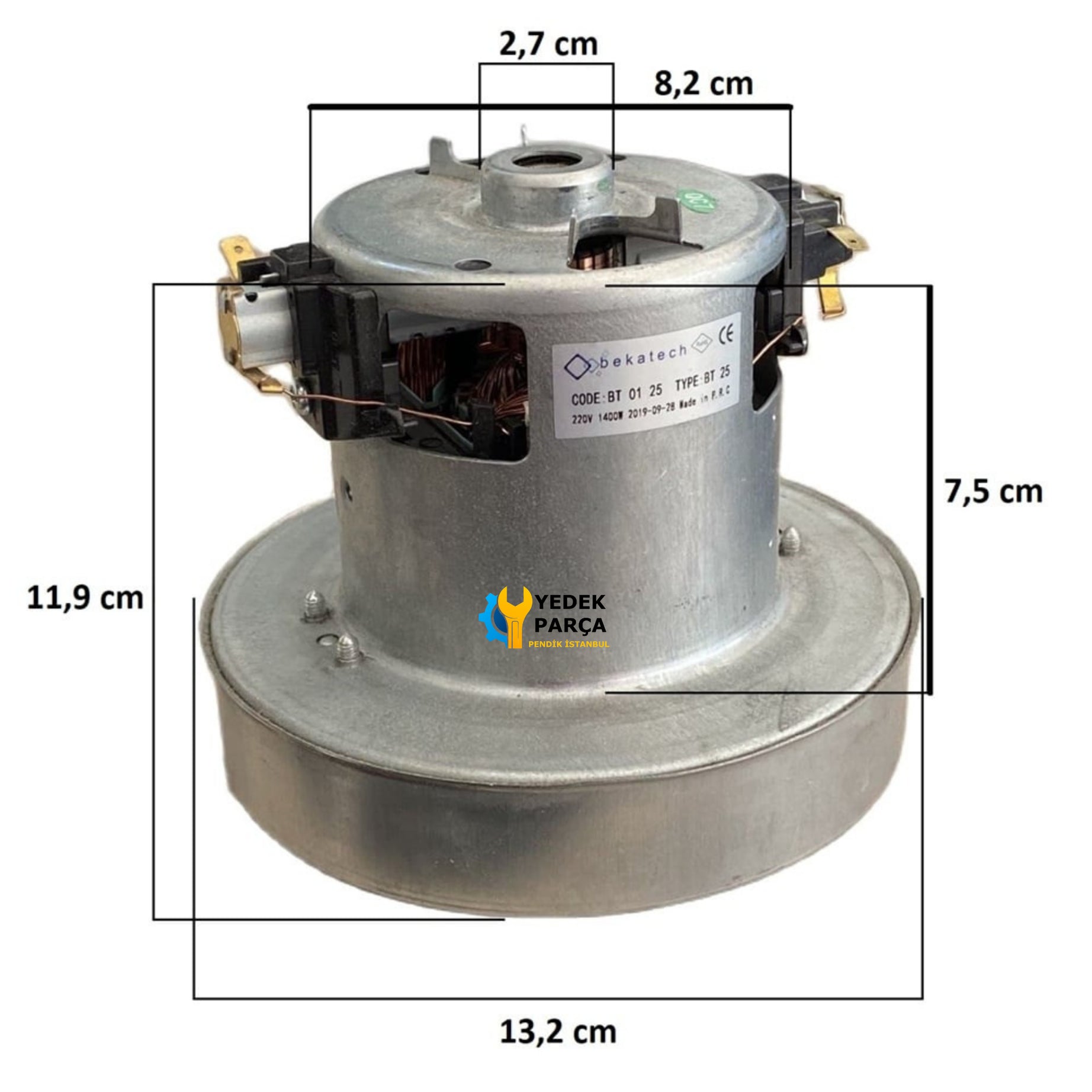 Profilo Uyumlu VS 5 PT 0202 Süpürge Motoru 1400W HT50