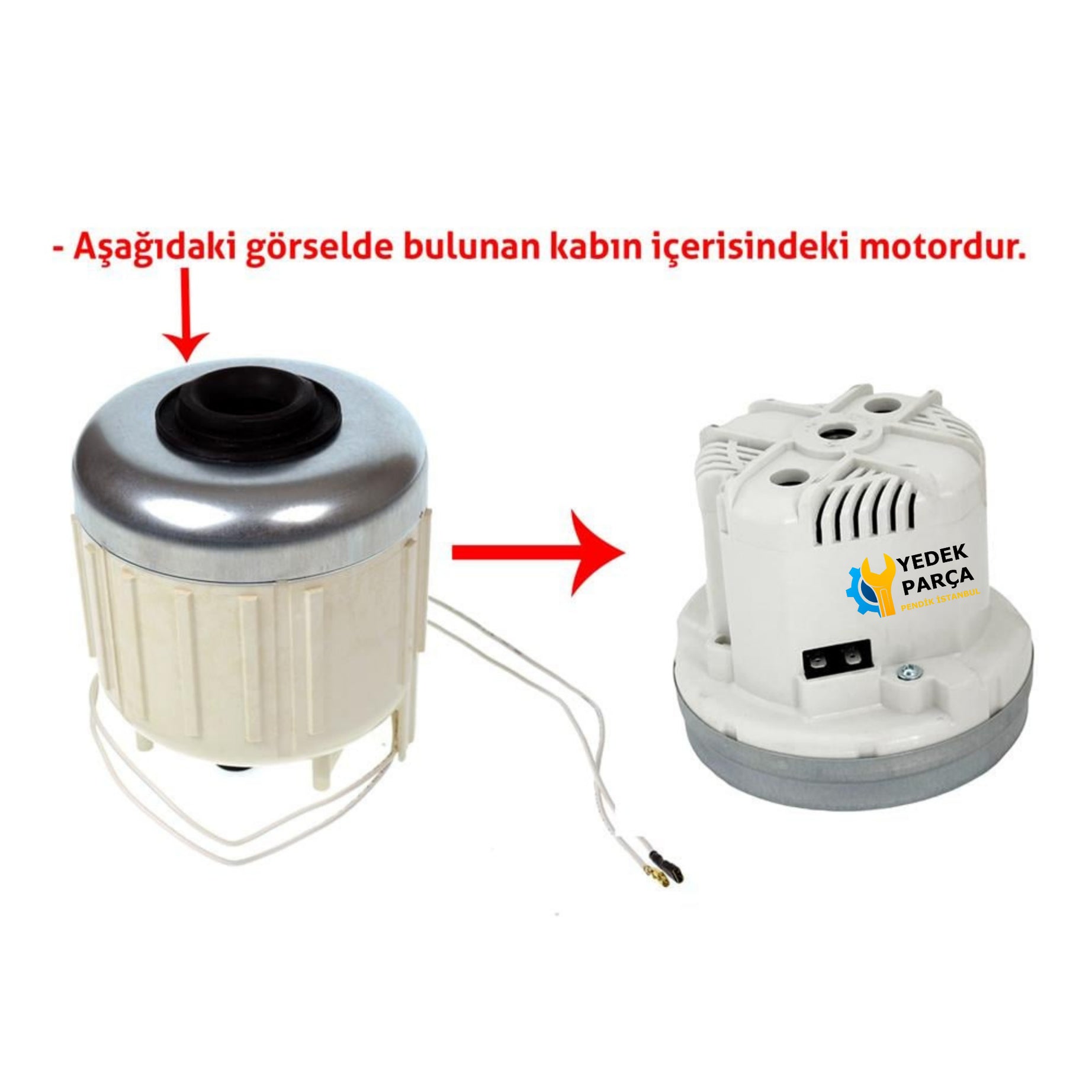 Beko Uyumlu BKS 2910 Perform Silence Süpürge Motoru