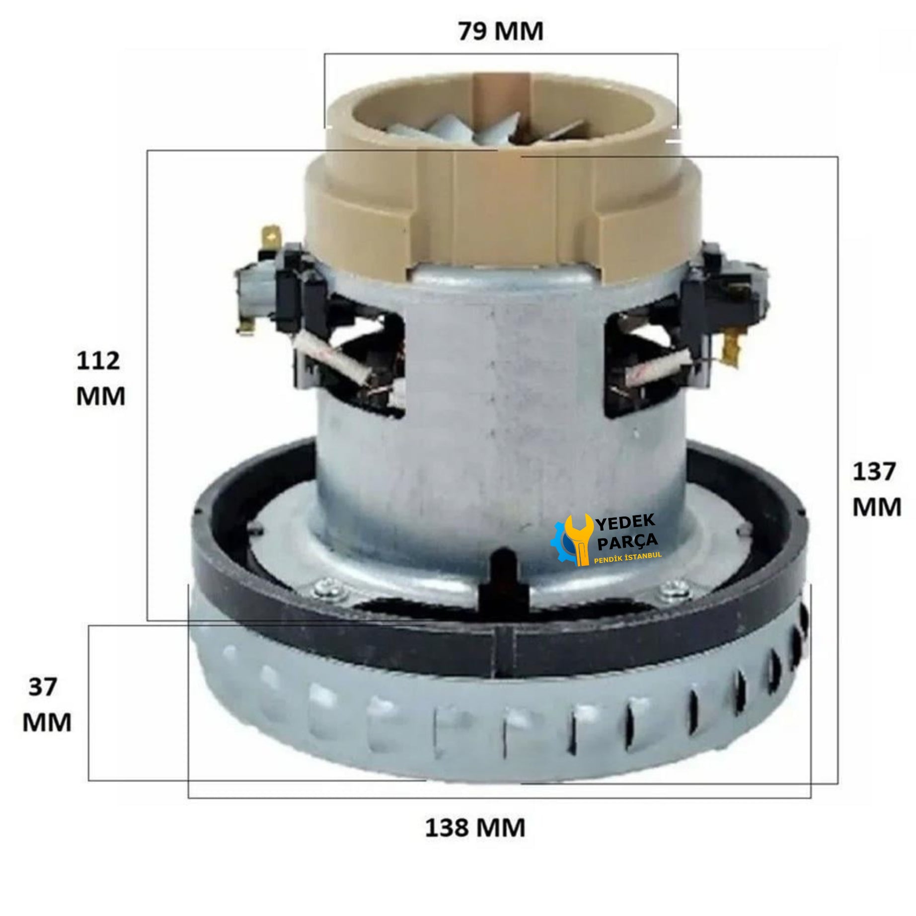 Dechang Uyumlu YB55 Süpürge Motoru 1200W HT110