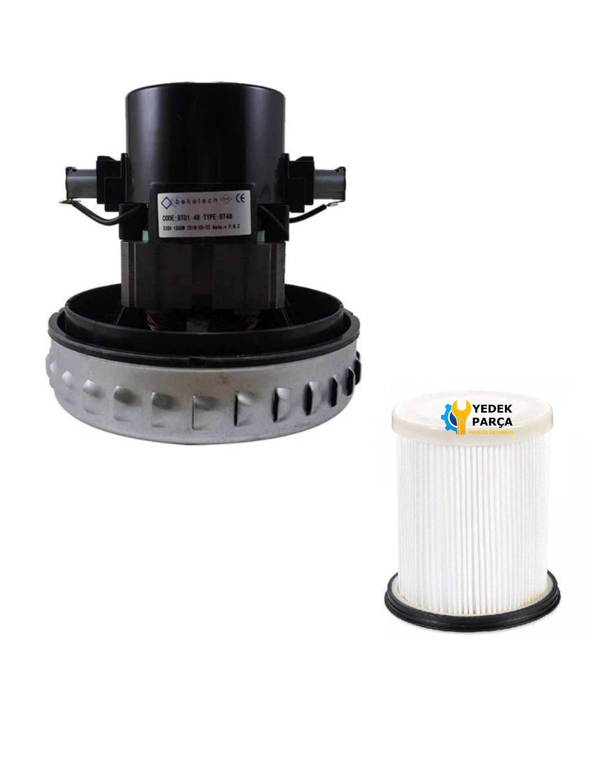 Arnica Uyumlu Bora 3000 4000 5000 7000 Süpürge Motoru + Hepa Filtre 96