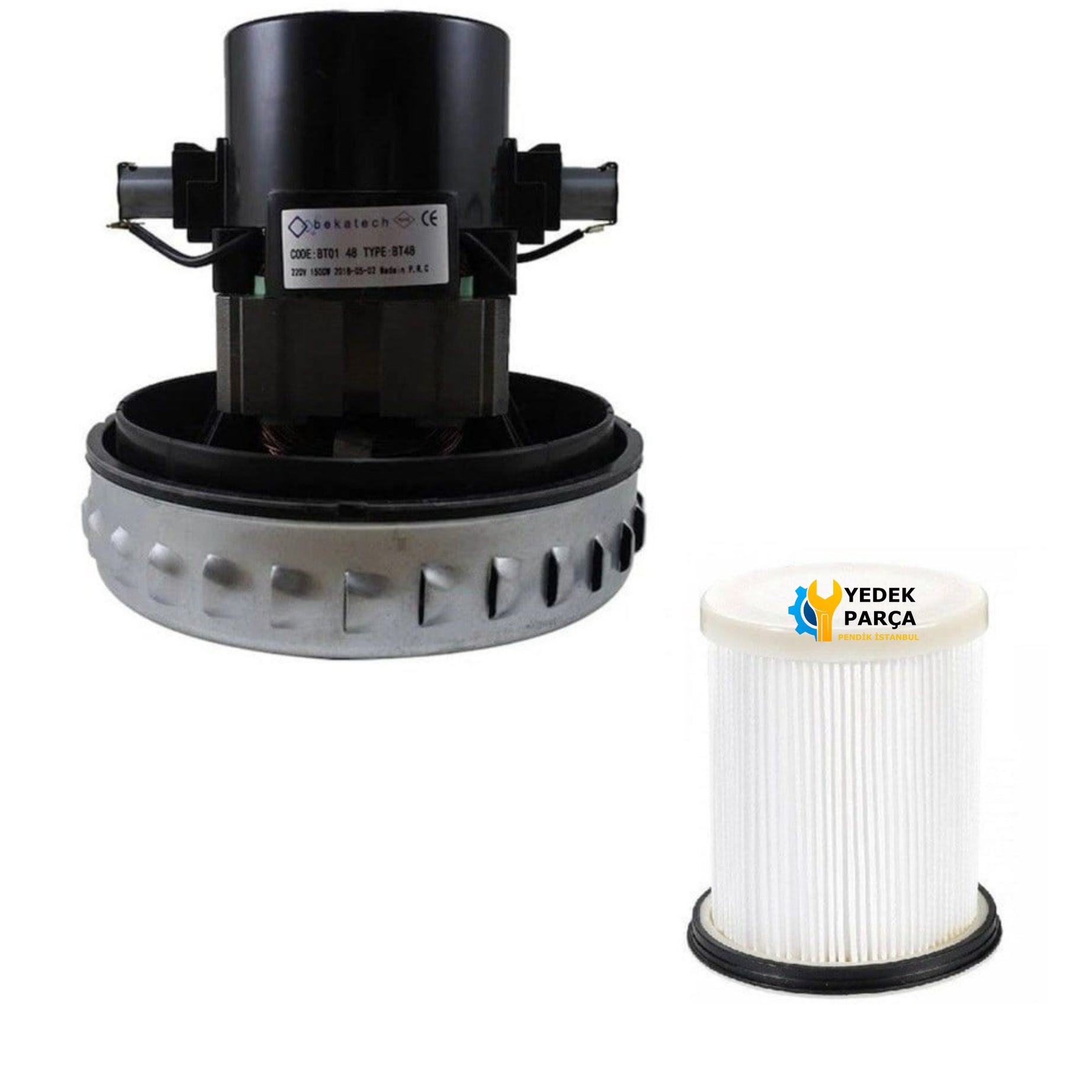 Arnica Uyumlu Bora 3000 4000 5000 7000 Süpürge Motoru + Hepa Filtre 96