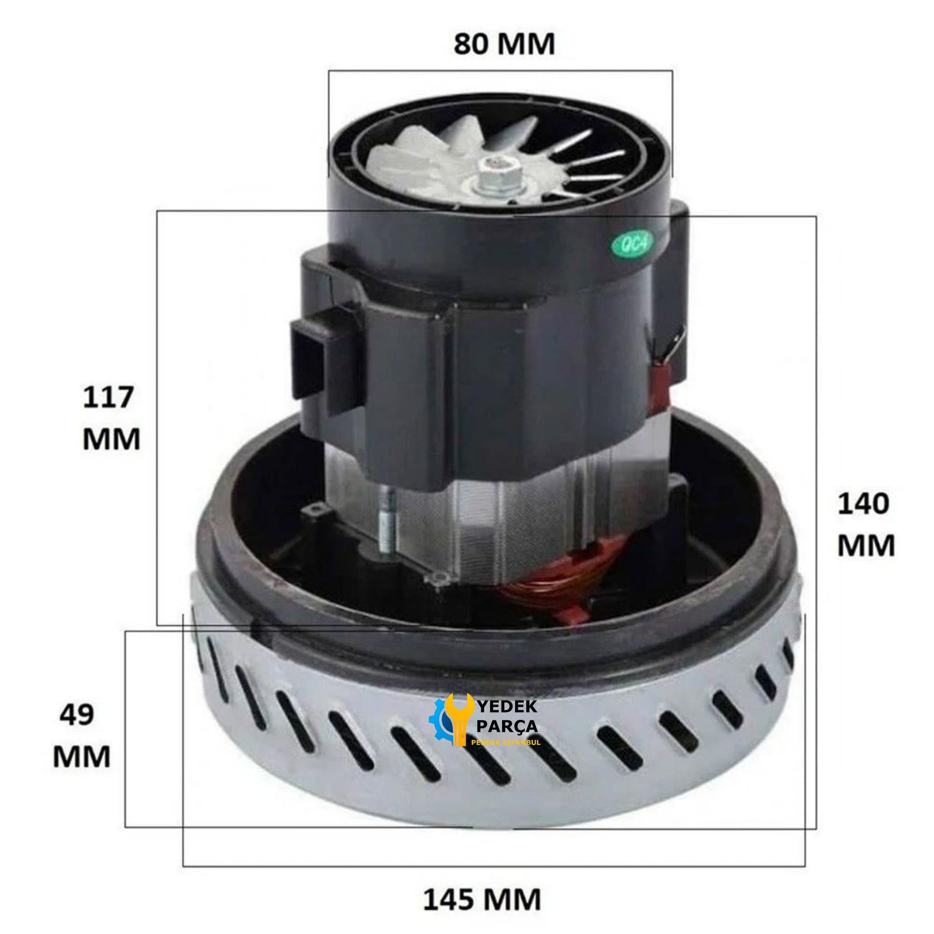 Beko Uyumlu BKS 9740 Süpürge Motoru 1400W HT100