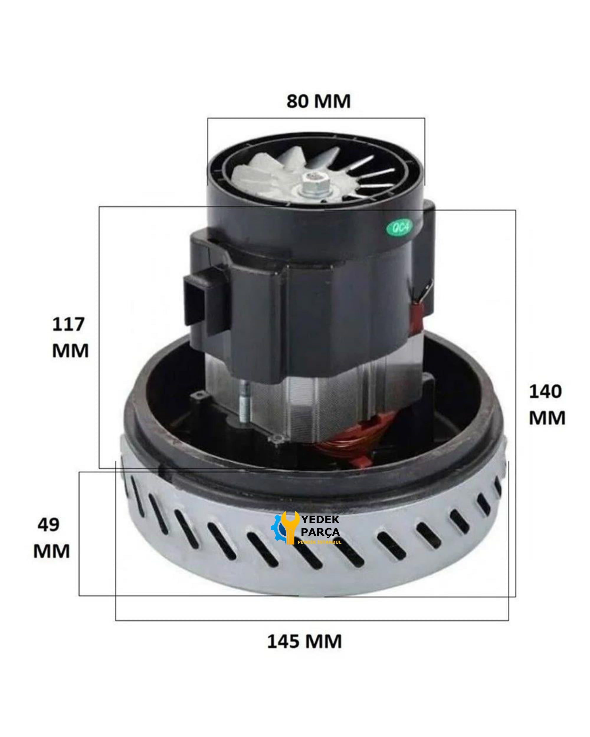 Fakir Uyumlu Kaiser Süpürge Motoru 1400W HT100