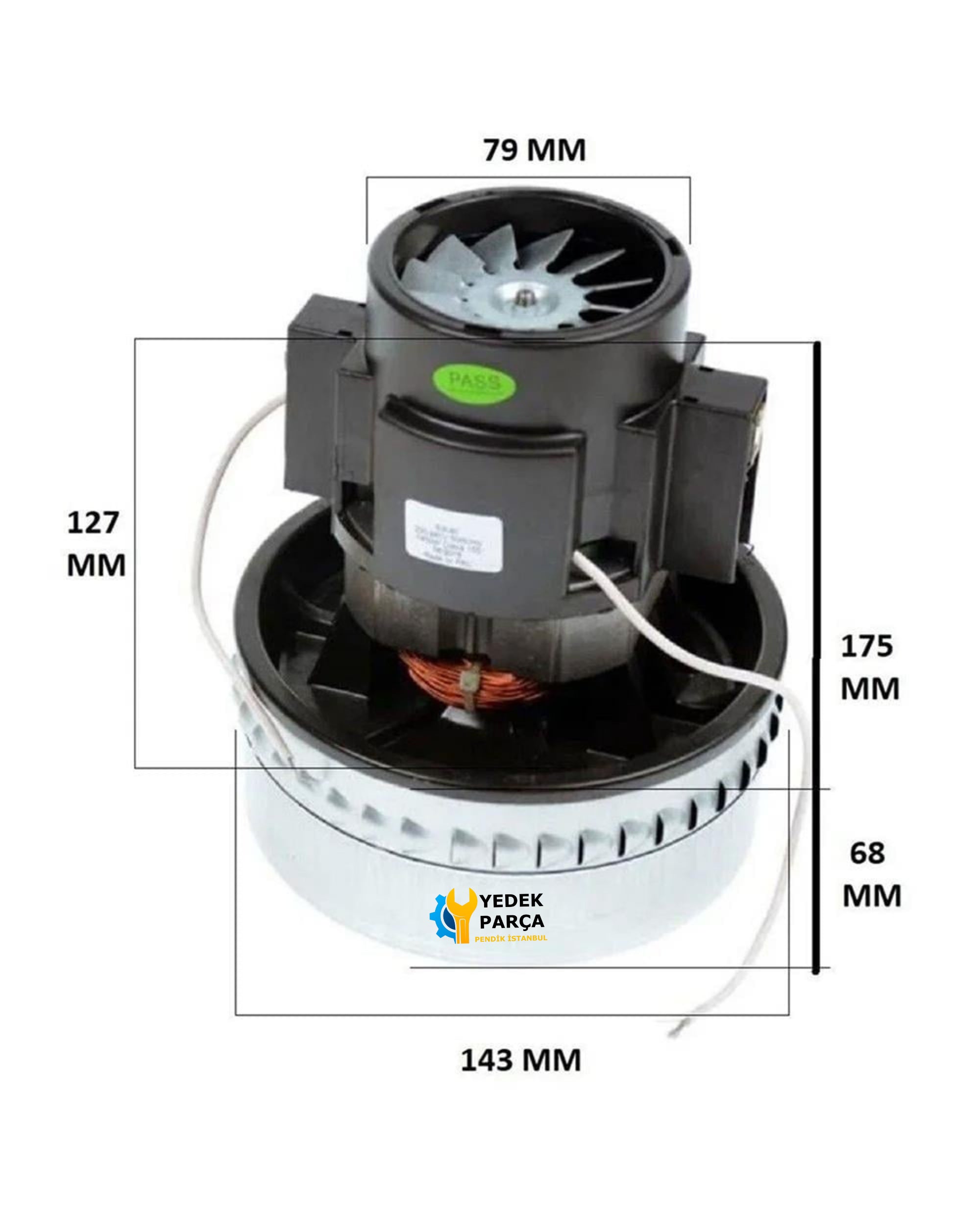 Taski Uyumlu Vacumat 22 Süpürge Motoru 1400W HT120