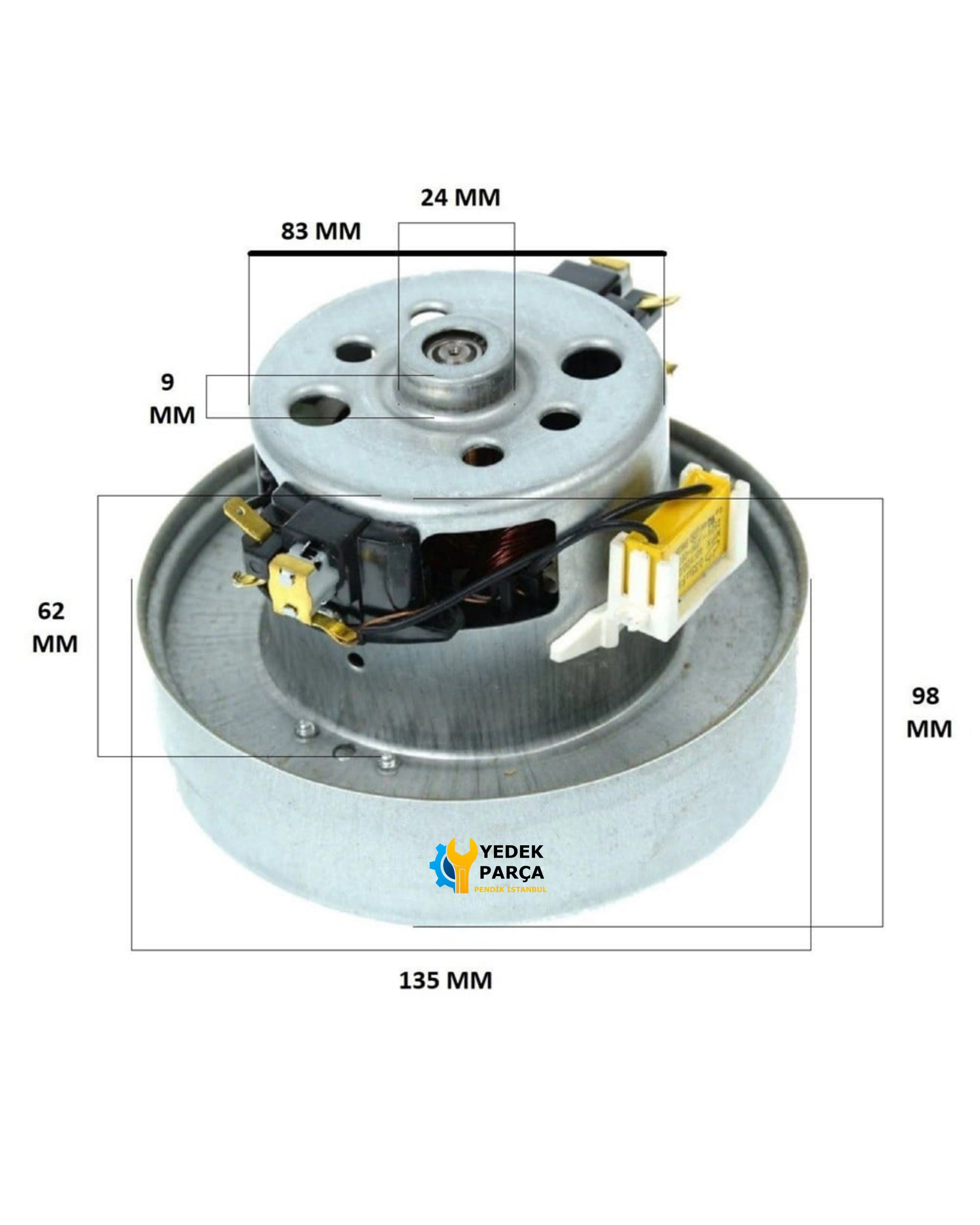 Dyson Uyumlu DC 08 Süpürge Motoru 1400W HT54