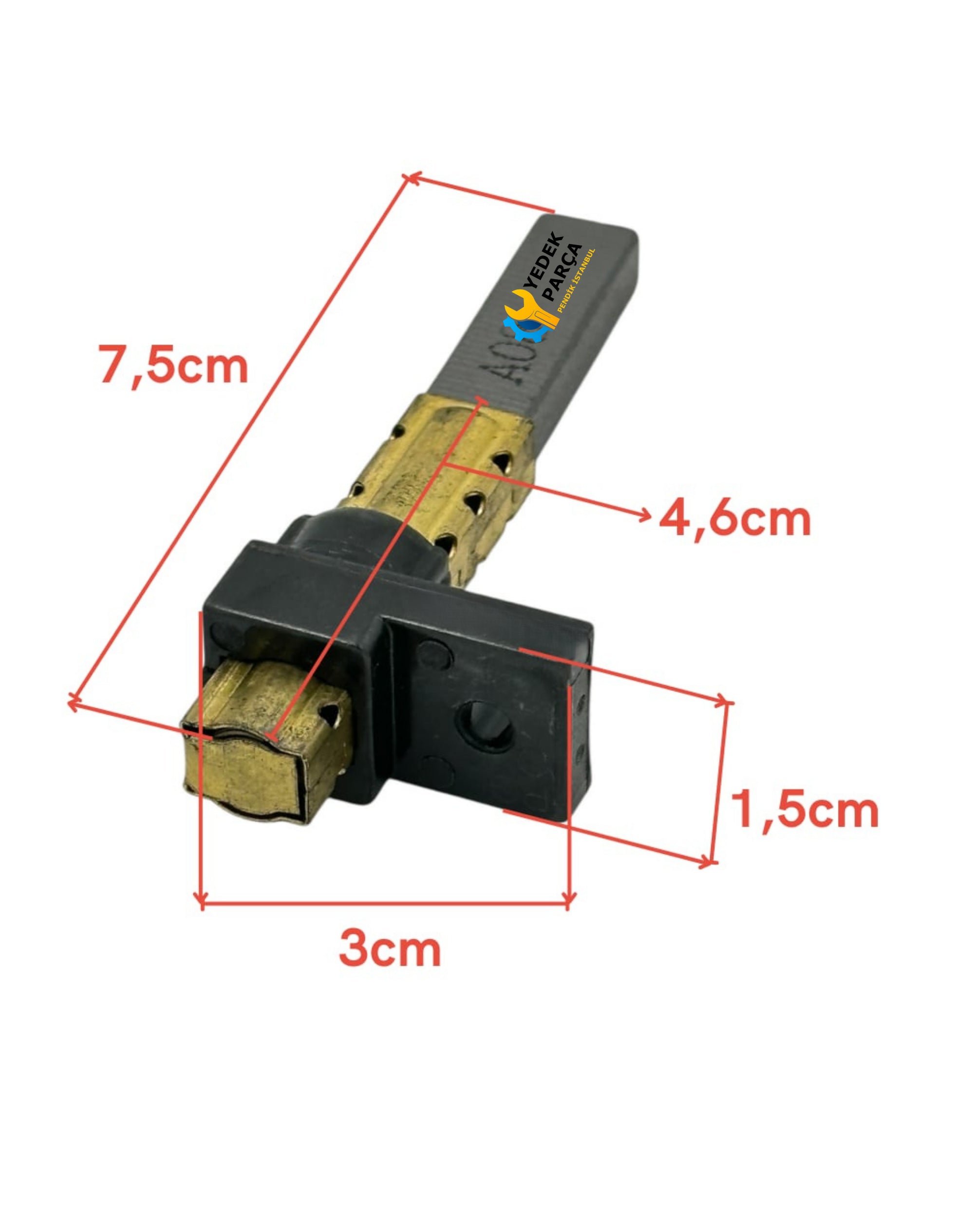 Fantom Uyumlu Universal WD 2000 Süpürge Motor Kömürü (Ölçüleri Kontrol Ediniz)