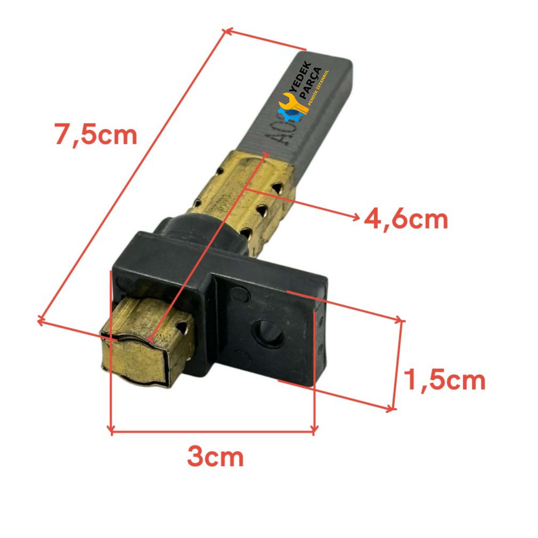 Fantom Uyumlu WF 2000 Su Bombası Süpürge Motor Kömürü (Ölçüleri Kontrol Ediniz)