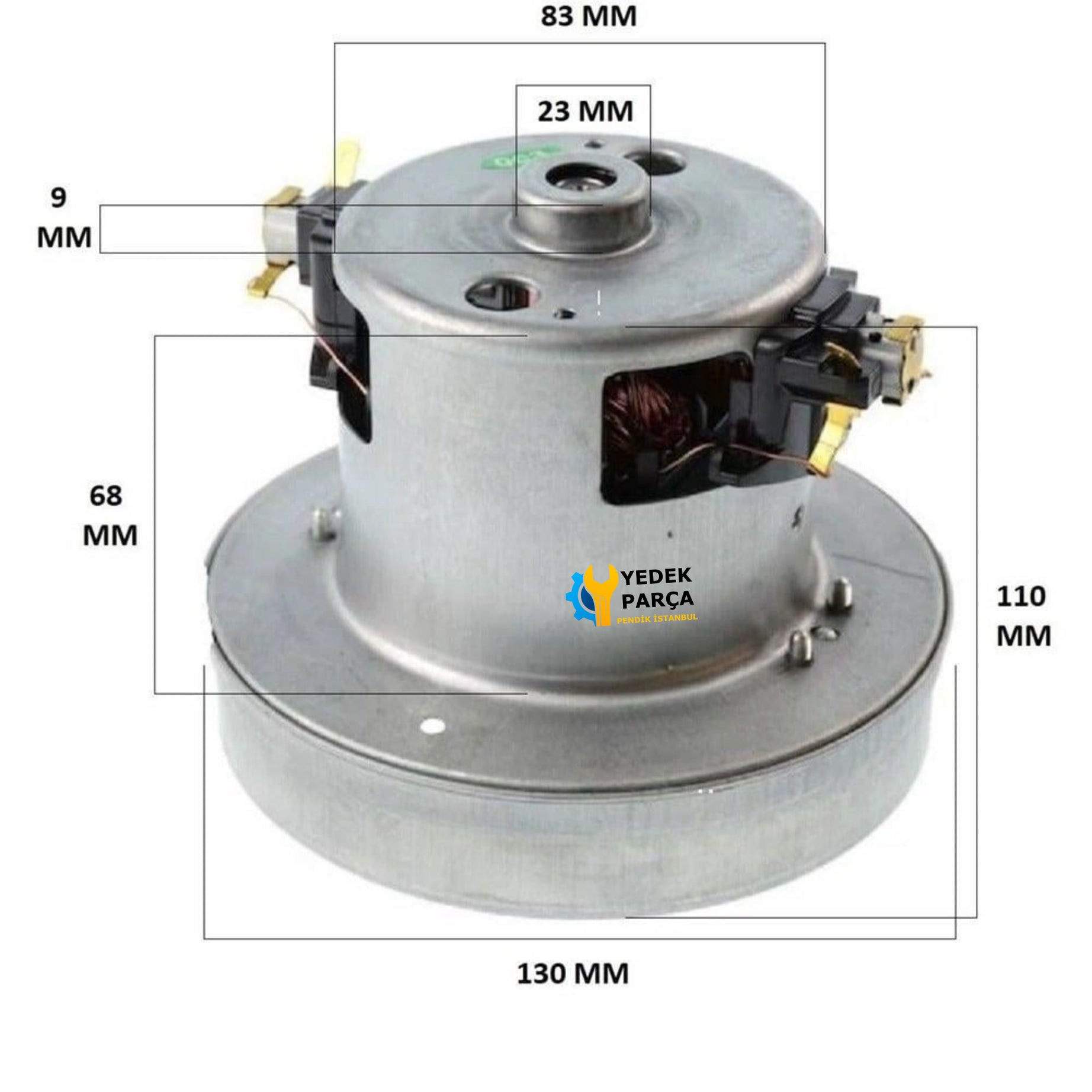 Beko Uyumlu BKS 5540T Süpürge Motoru 1600W HT68