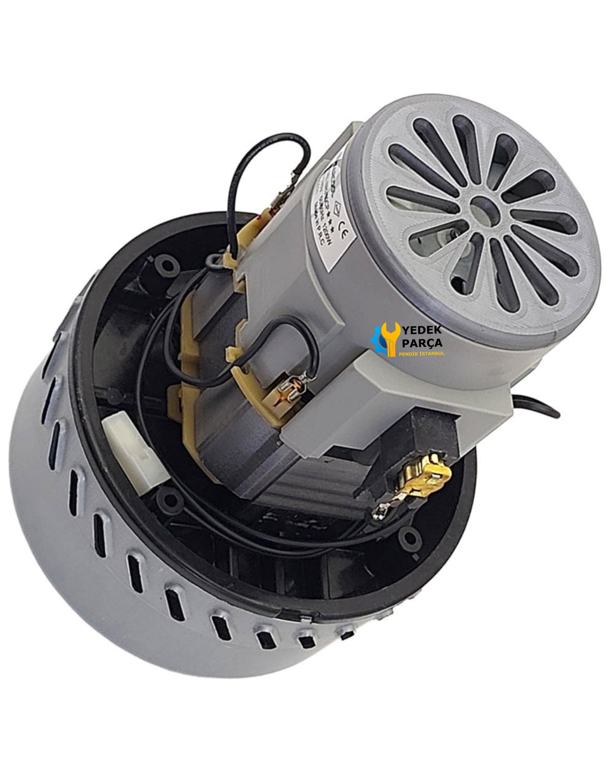 Columbus Uyumlu RA 60 Kapaklı Süpürge Motoru 1200W Bakır Sargılı