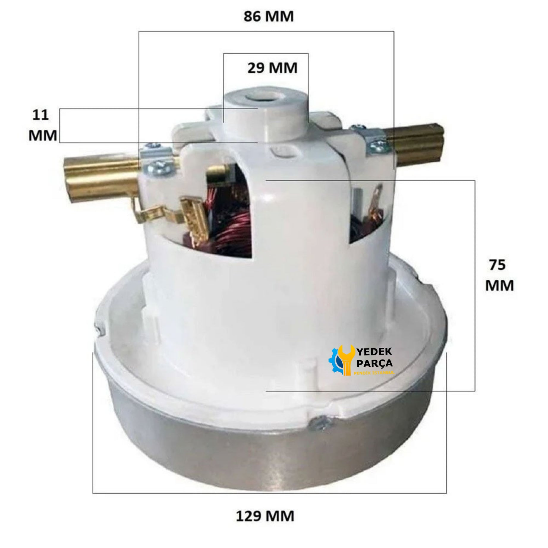 Nilfisk Uyumlu GM 505 Süpürge Motoru 1200W HT182