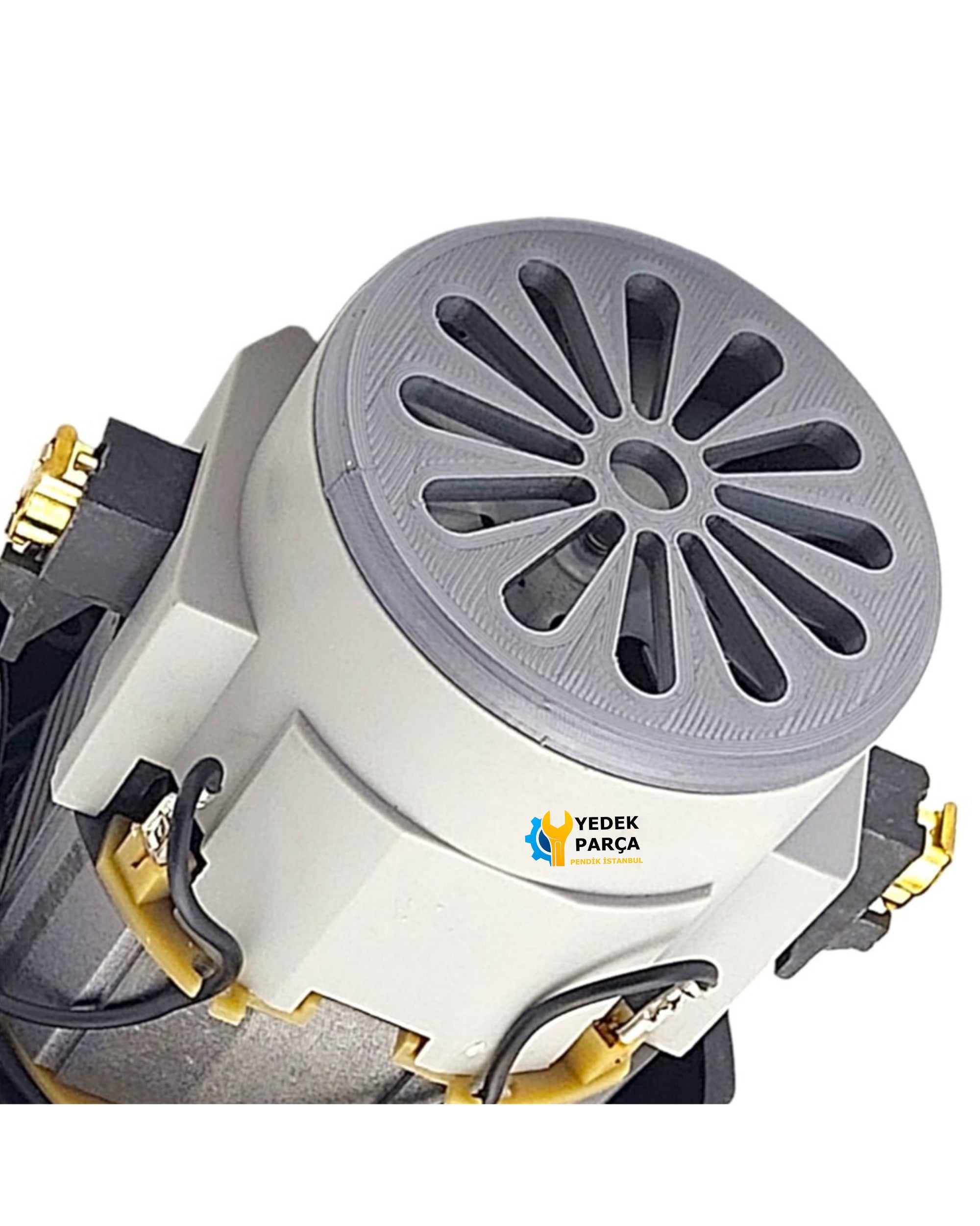 Karcher Uyumlu Puzzi 10/1 Kapaklı Süpürge Motoru 1200W Bakır Sargılı