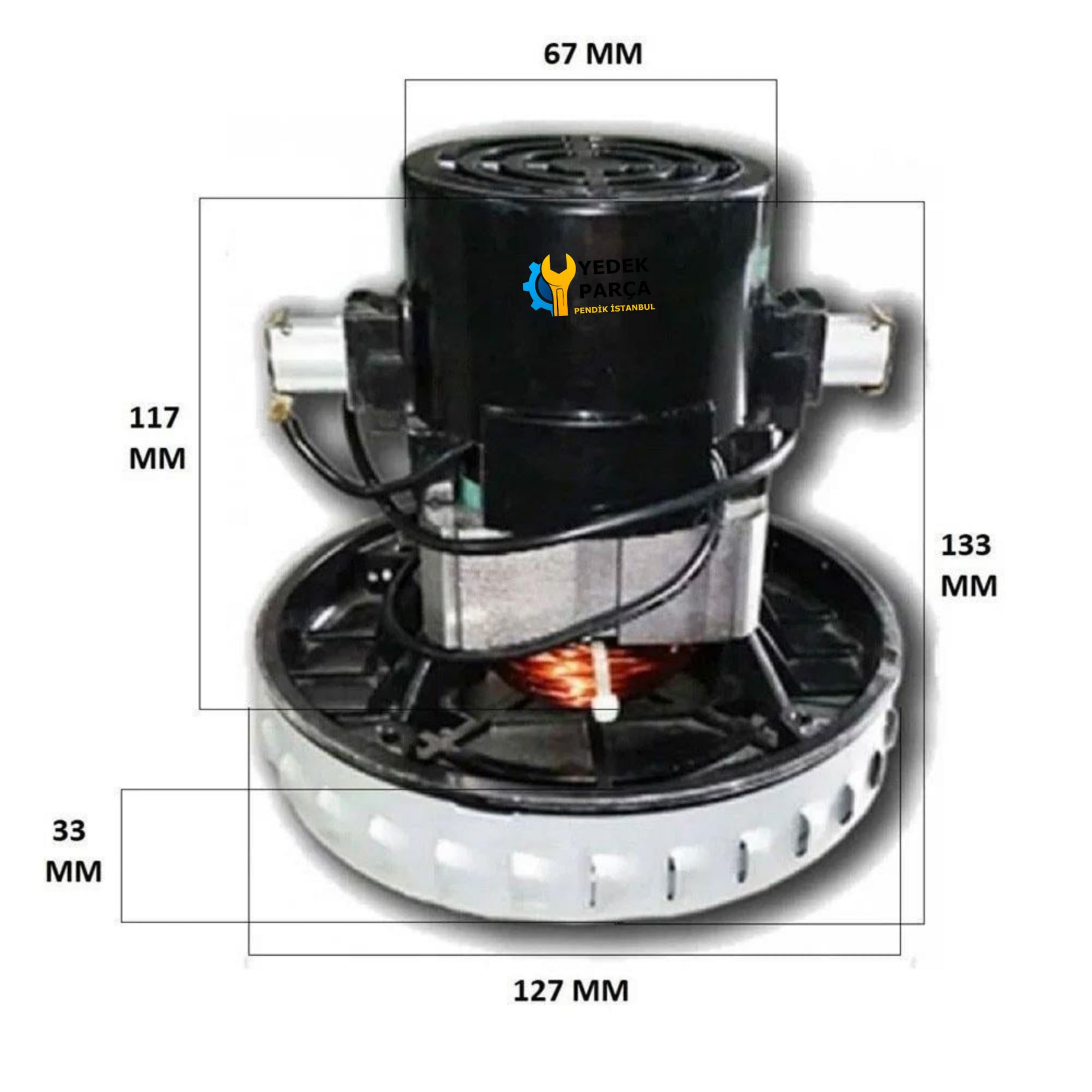 Arnica Uyumlu Karayel Süpürge Motoru 1400W HT90