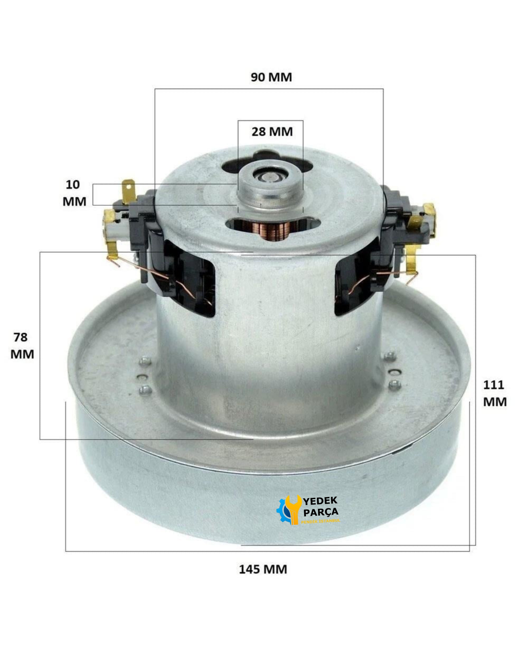 Dechang Uyumlu YB40 Süpürge Motoru 1400W HT80