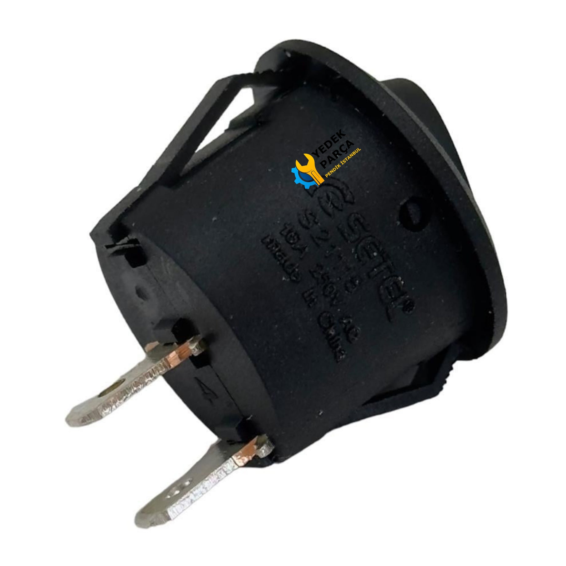 Yuvarlak Işıksız 10A 125V / 6A 250V AC Anahtar (Şalter)