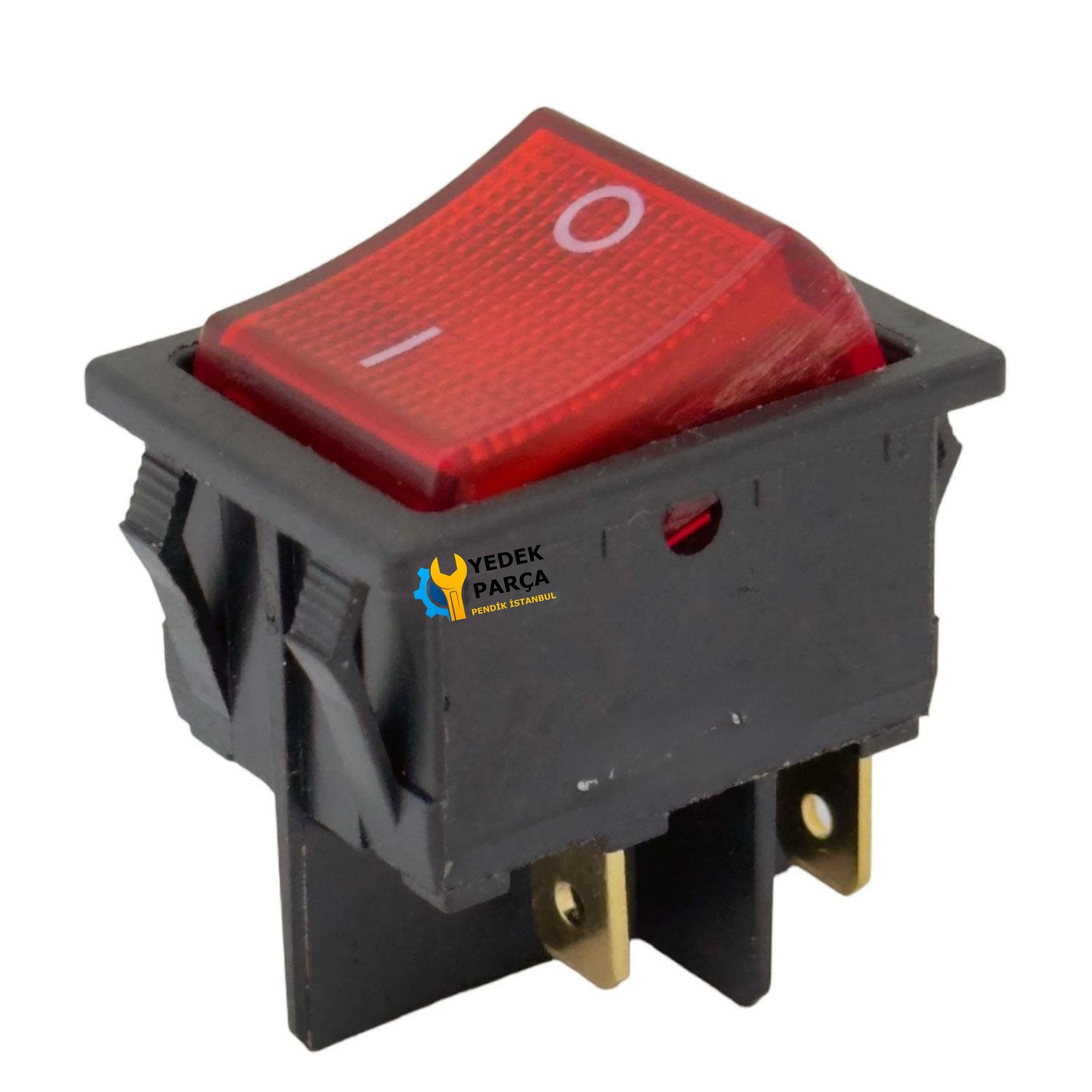 Geniş Işıklı Anahtar - Elektrik ve Elektronik Cihazlar İçin Açma/Kapama Düğmesi