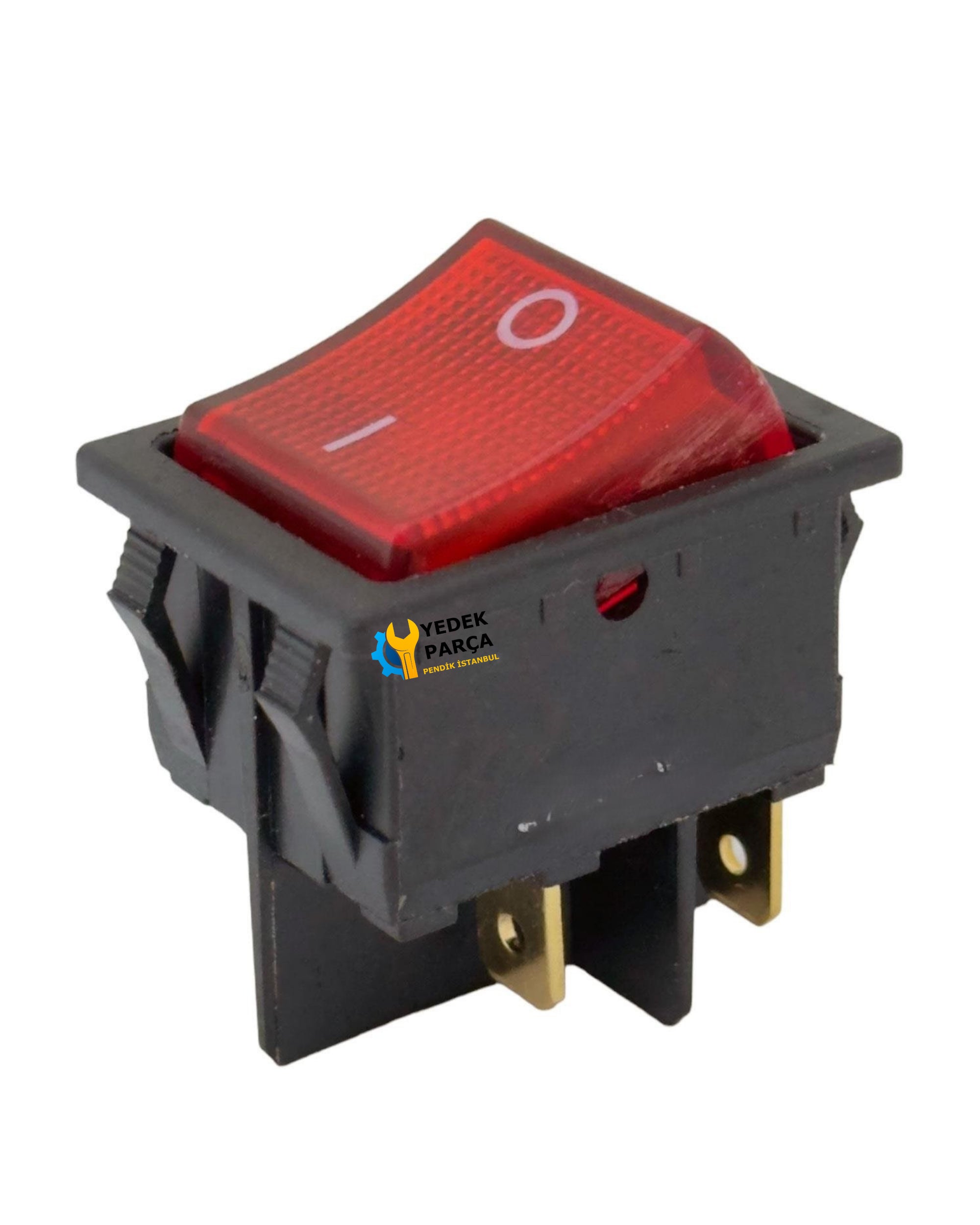 Geniş Işıklı Anahtar - Elektrik ve Elektronik Cihazlar İçin Açma/Kapama Düğmesi