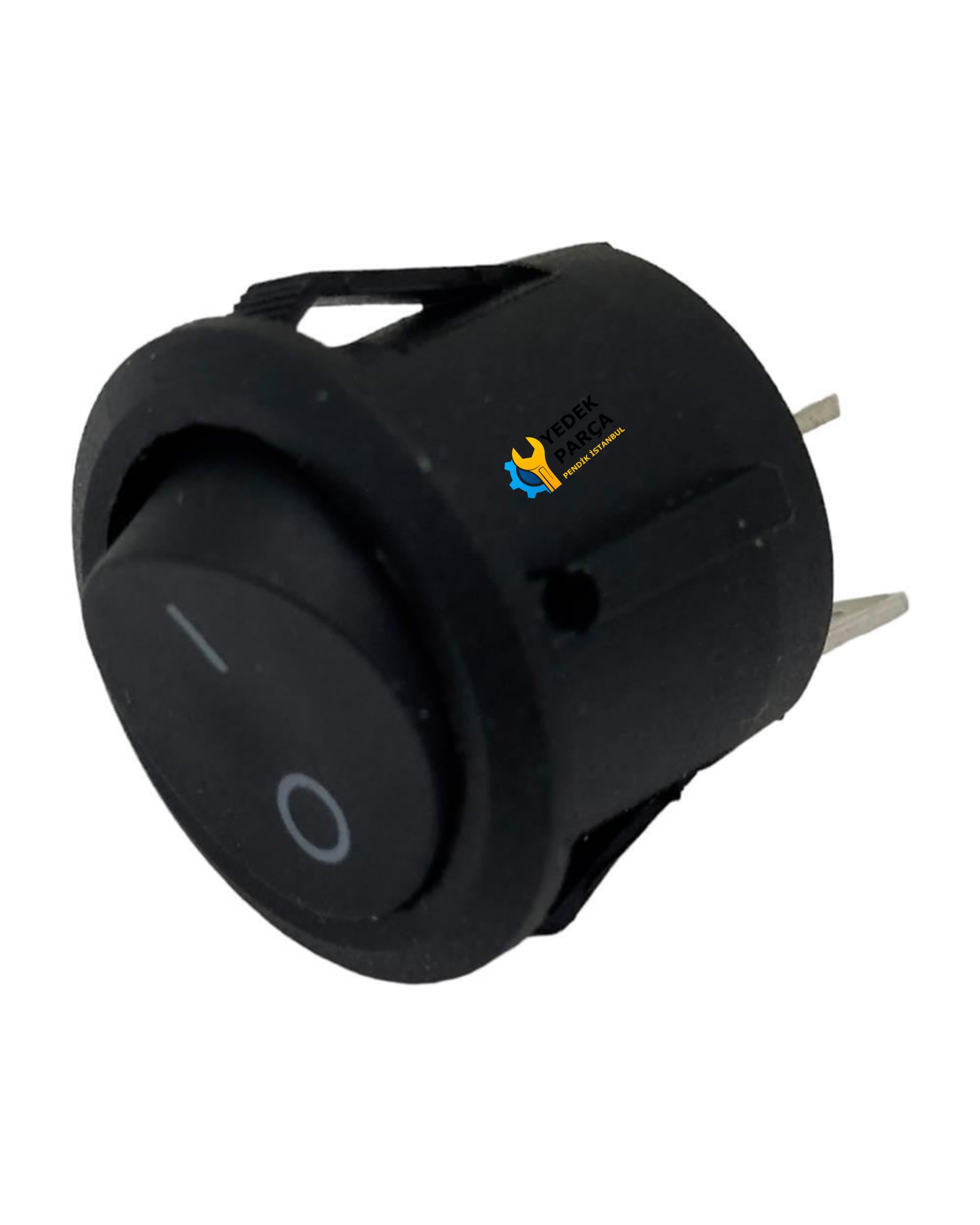 Yuvarlak Işıksız 10A 125V / 6A 250V AC Anahtar (Şalter)