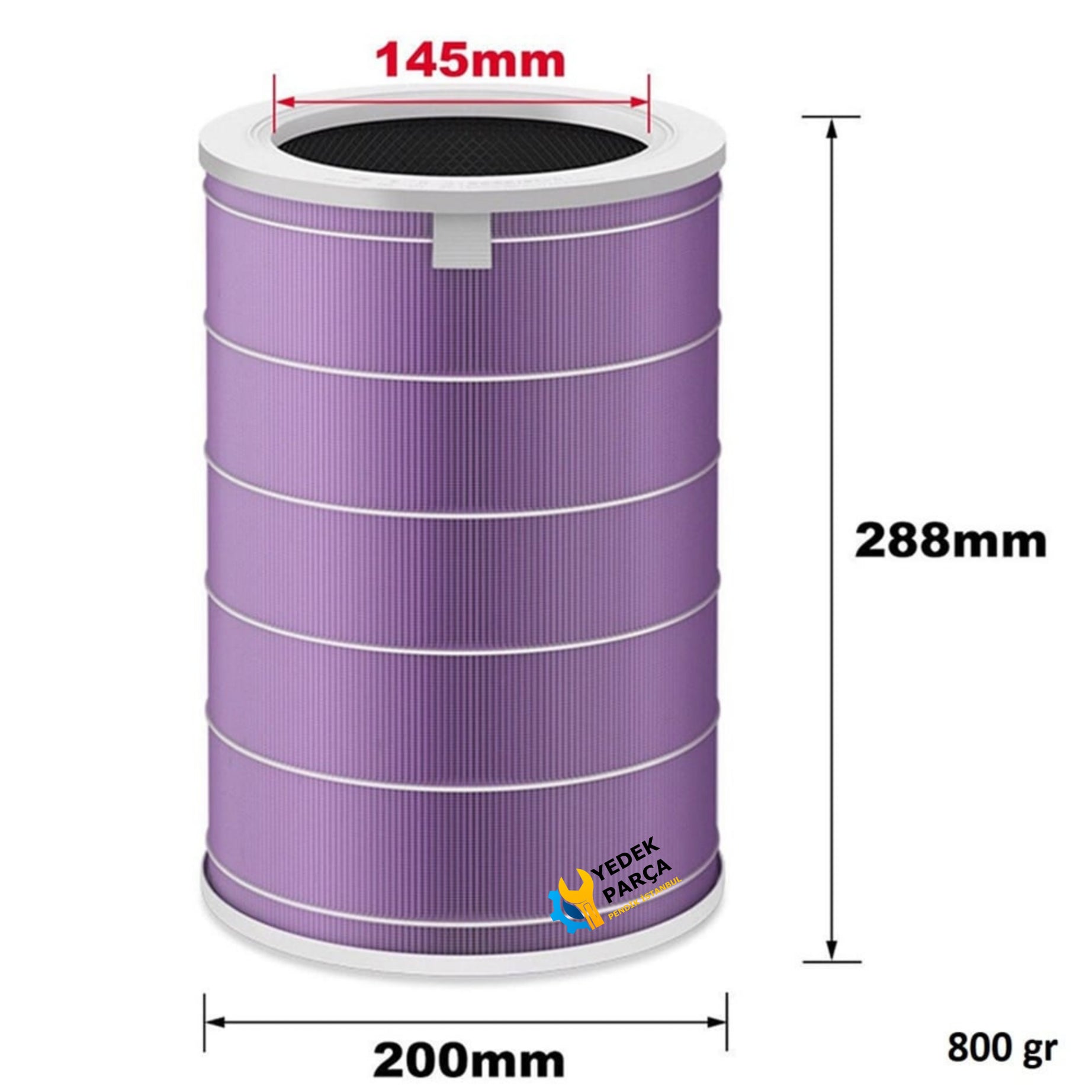 Xiaomi Uyumlu Mi Air Purifier Pro/2/2S/2H/3H Uyumlu Akıllı Hava Temizleyici Antibacterial Filtre (%100 İthal A+ Kalite)