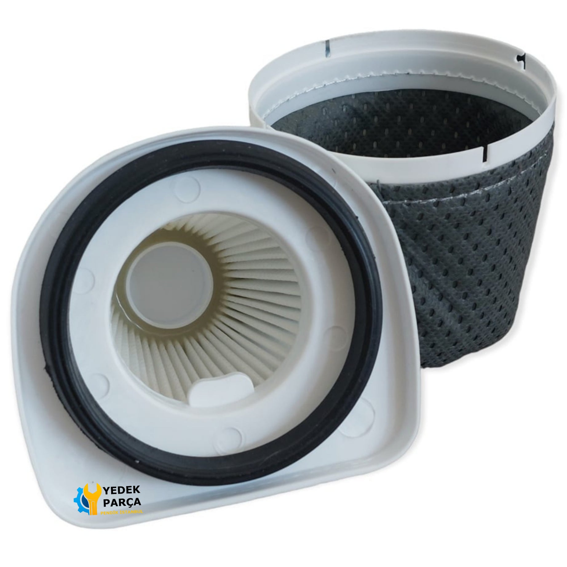 Arnica Uyumlu Merlin Pro - Merlin Elektrikli Süpürge Kafes Torbası ve Hepa Filtre