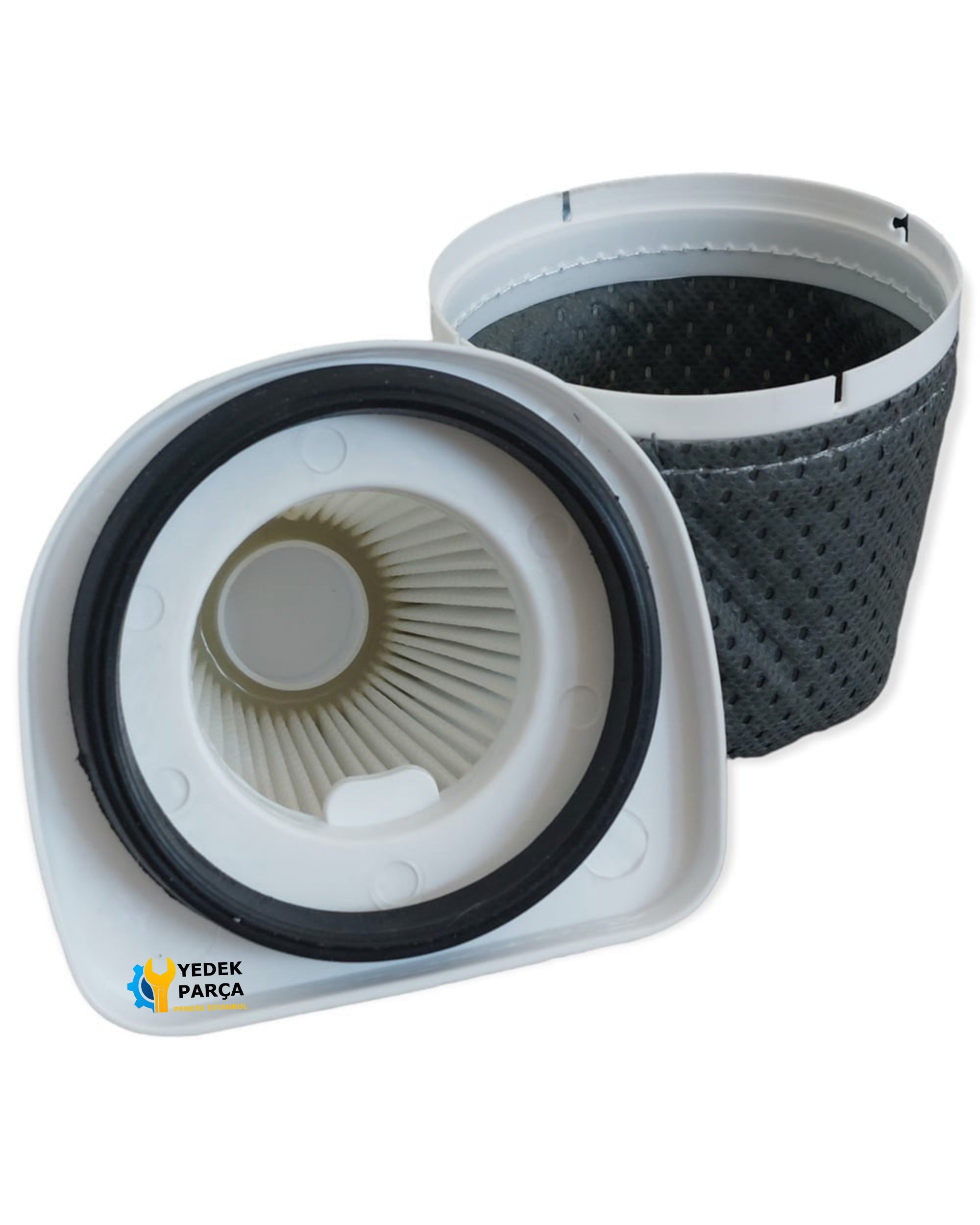 Arnica Uyumlu Merlin Pro - Merlin Elektrikli Süpürge Kafes Torbası ve Hepa Filtre